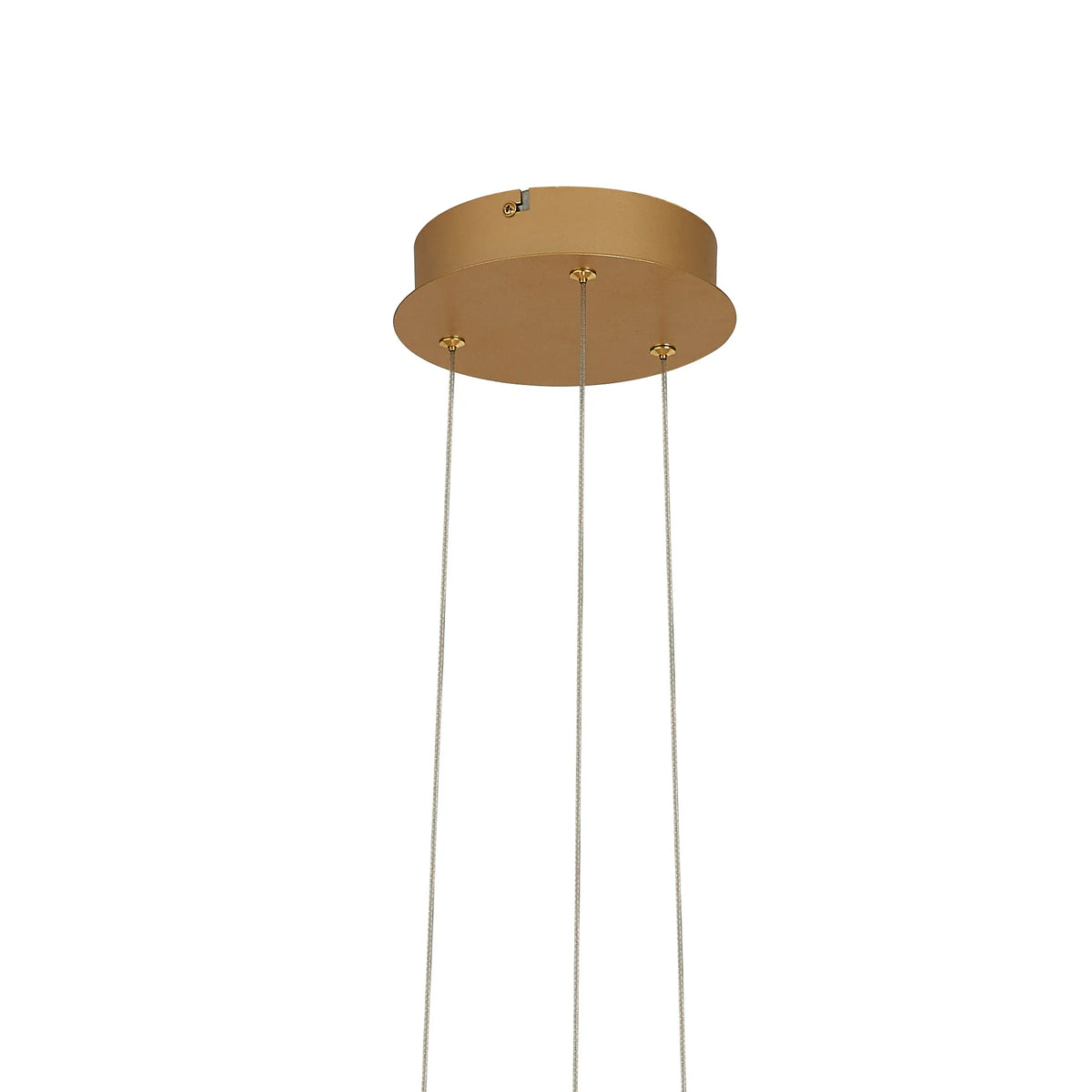 Fabula Bluebell Triac Dimmable Twisted Pendant Light – Champagne Gold