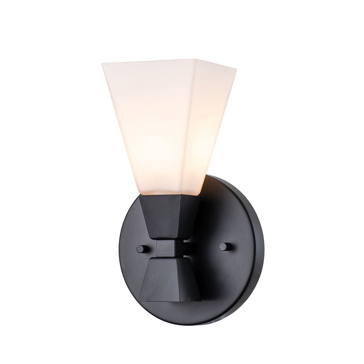 Elstead Bowtie 1 Light Wall Light - Matte Black