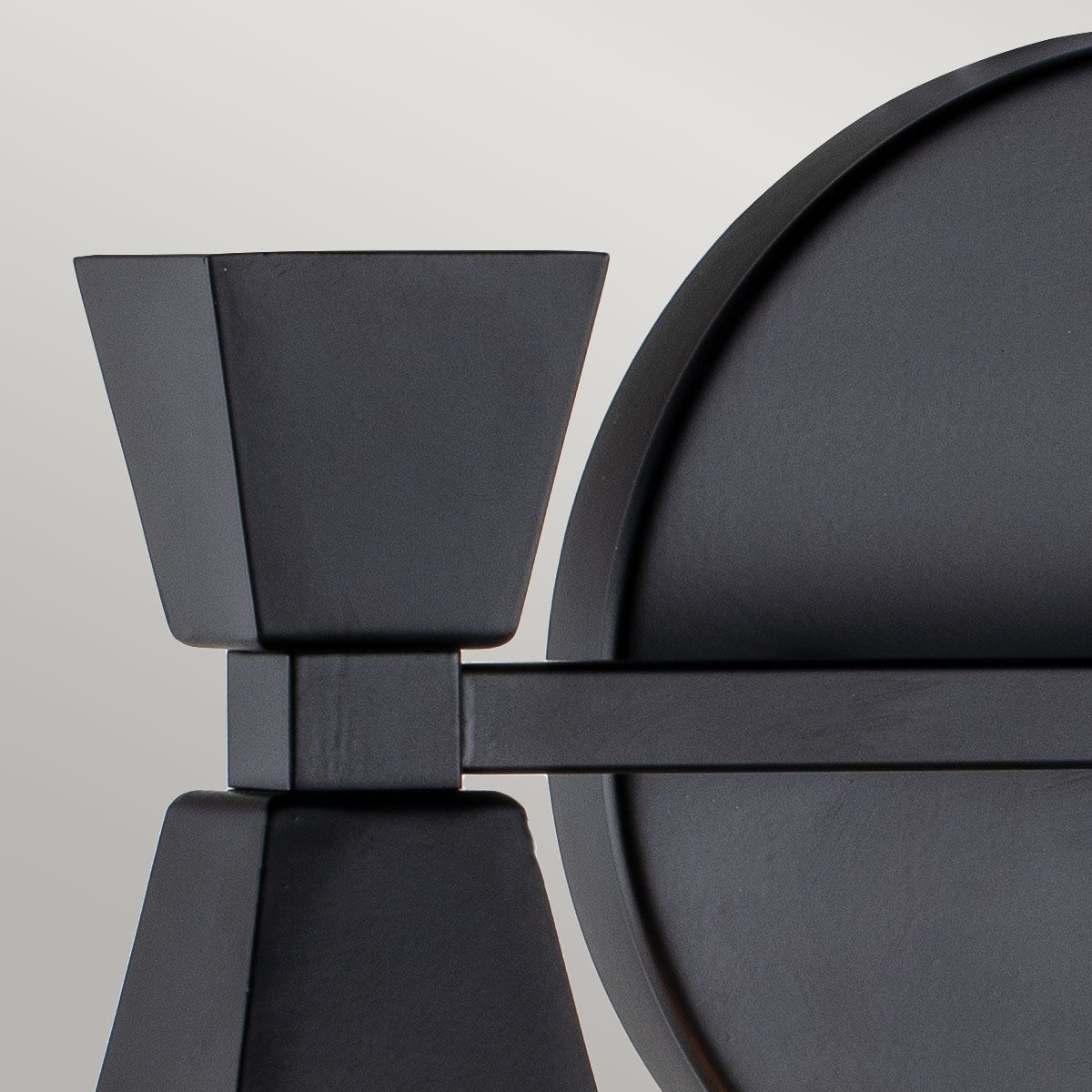 Elstead Bowtie 2 Light Wall Light - Matte Black