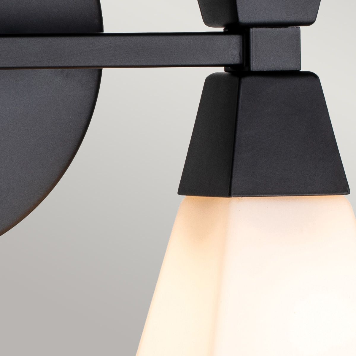 Elstead Bowtie 2 Light Wall Light - Matte Black