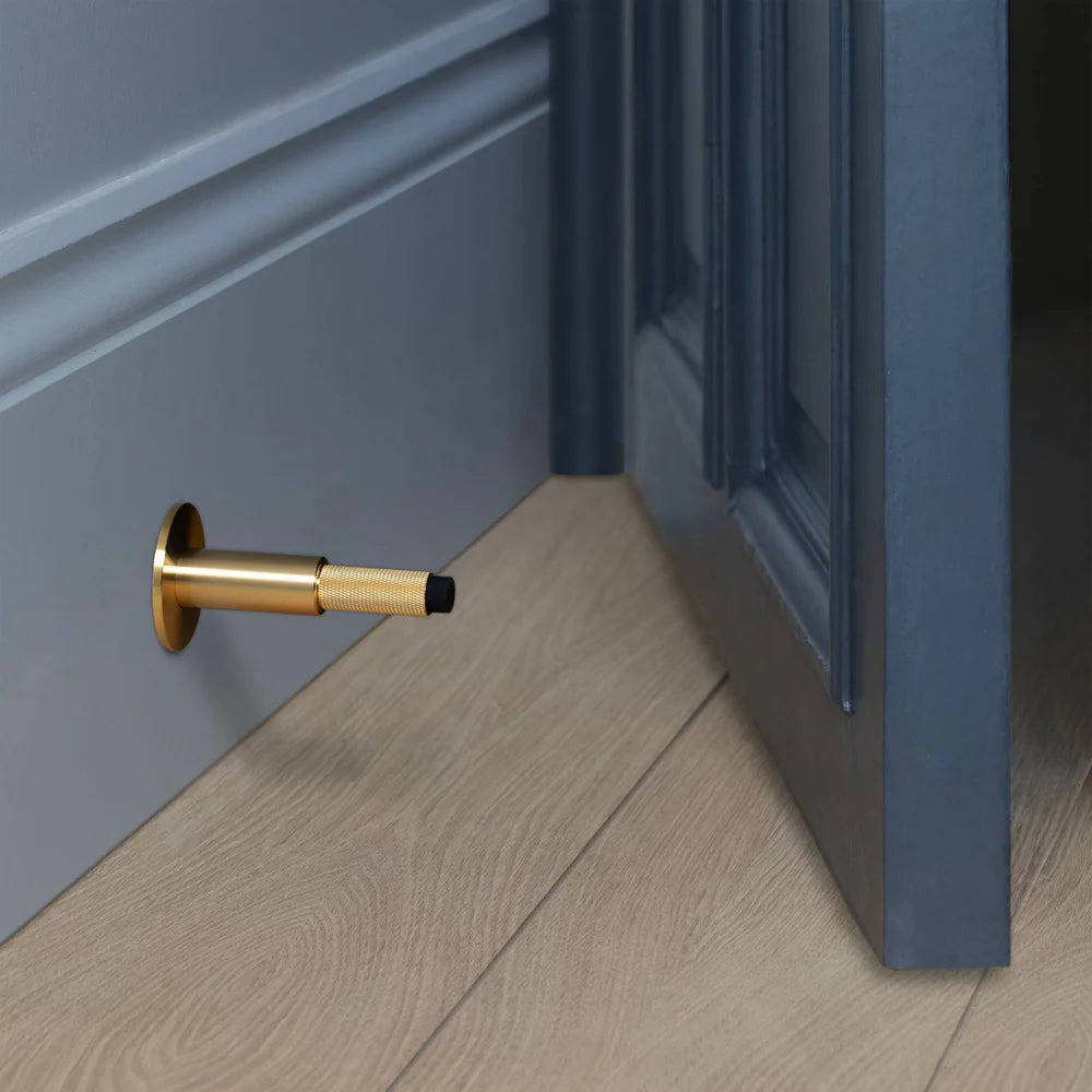 Buster + Punch Door Stop - Wall - Cross Knurl