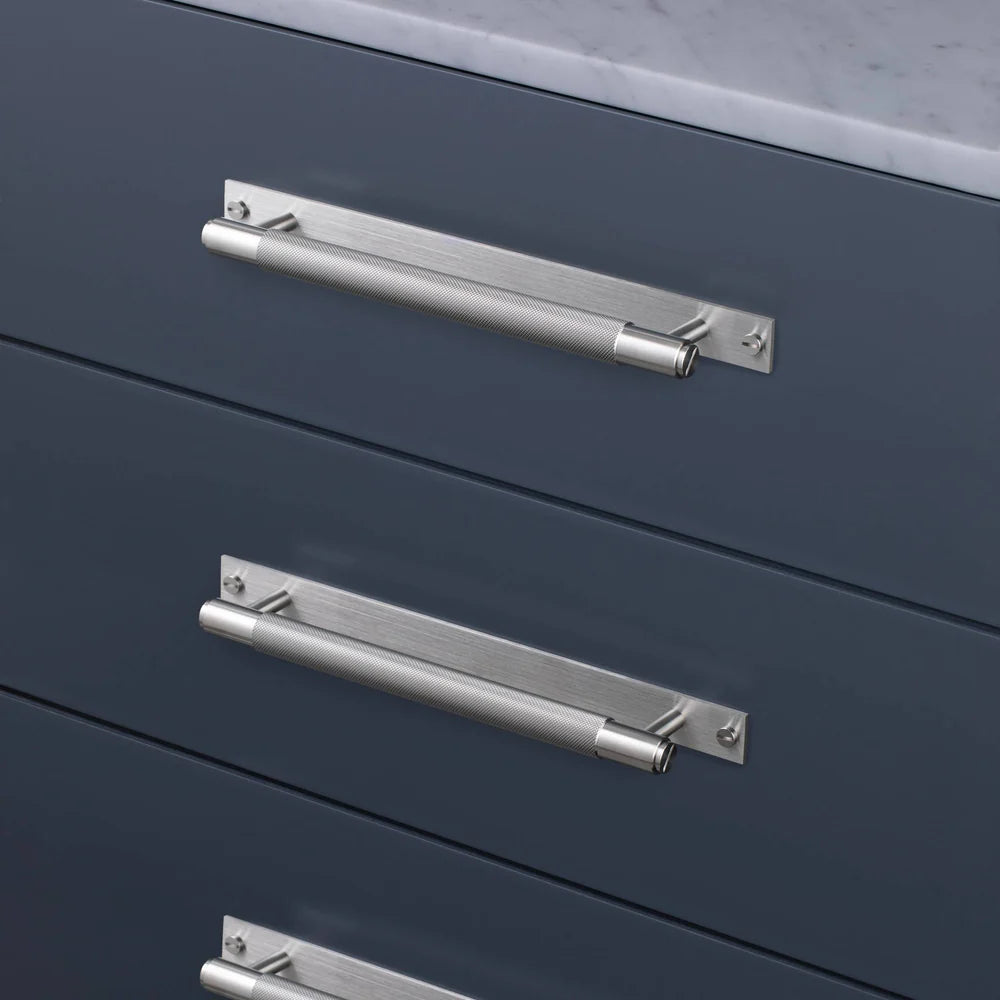 Buster + Punch Pull Bar - Plate - Cross Knurl - Small