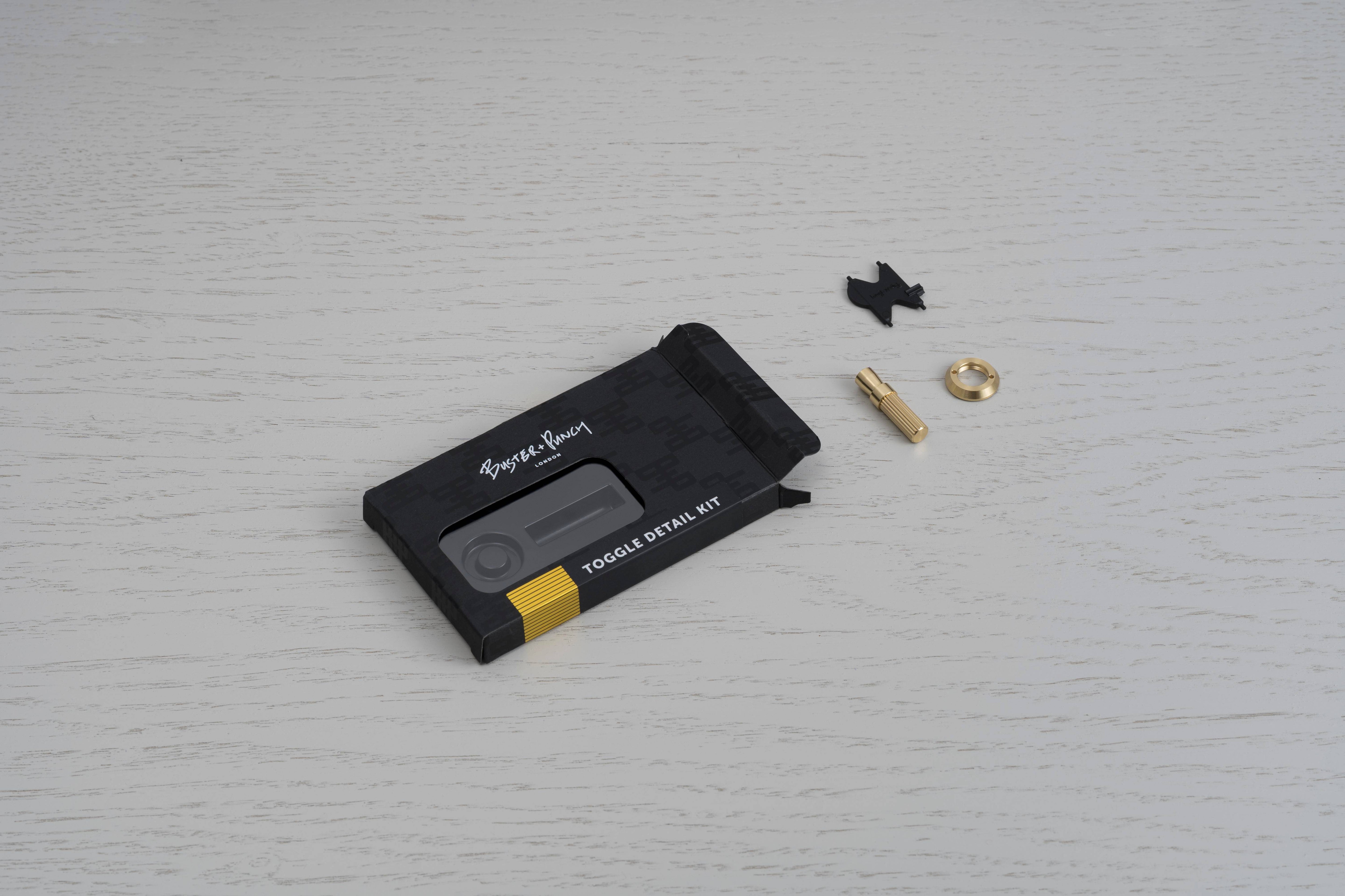 Buster + Punch Toggle Detail Kit - Linear Knurl, No Torx Caps