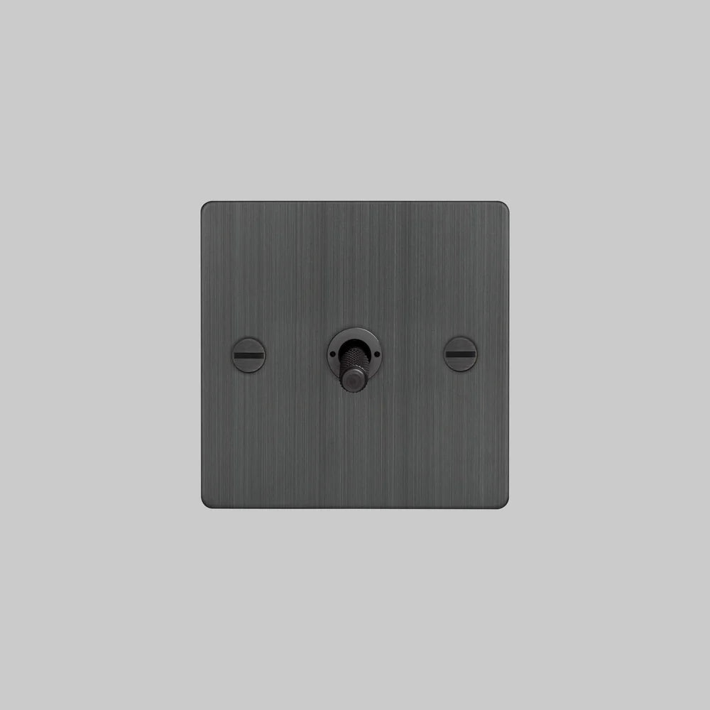 Buster + Punch 1G Intermediate Toggle Switch 3-Way - Cross Knurl