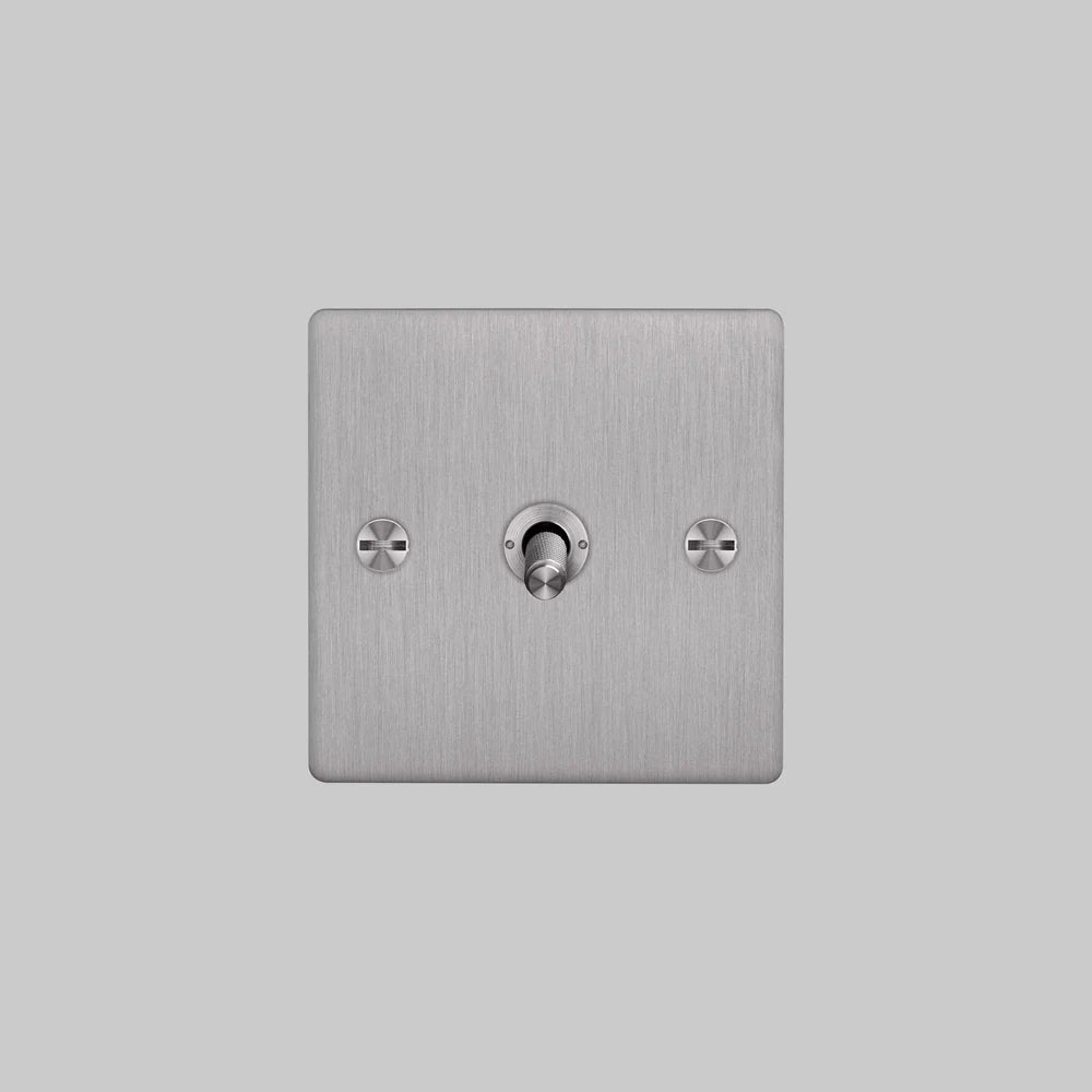 Buster + Punch 1G Intermediate Toggle Switch 3-Way - Cross Knurl