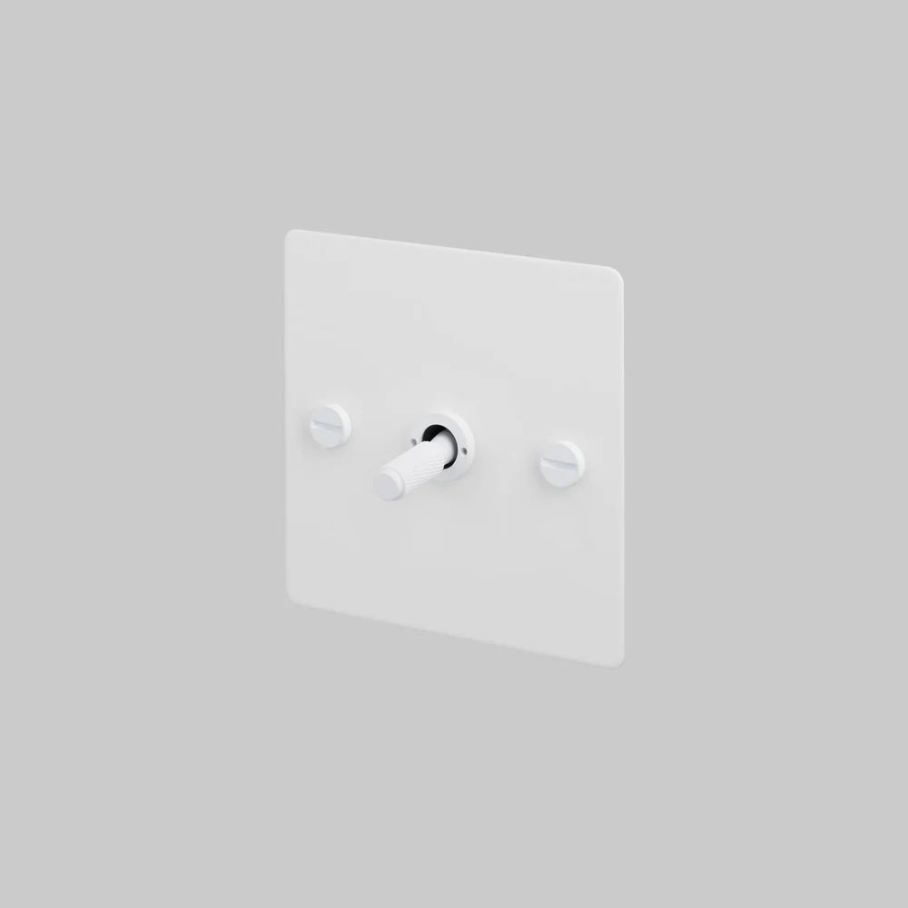 Buster + Punch 1G Toggle Switch 2-Way - Cross Knurl