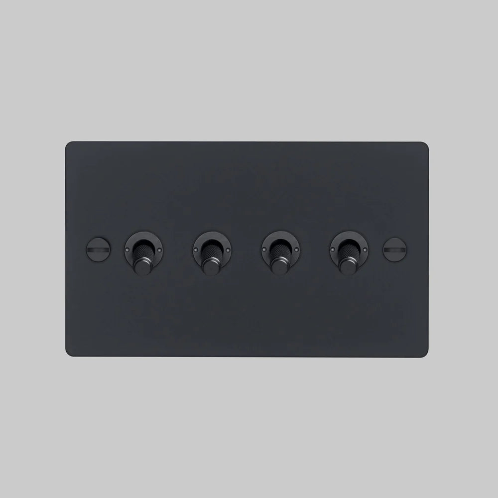 Buster + Punch 4G Toggle Switch 2-Way - Cross Knurl