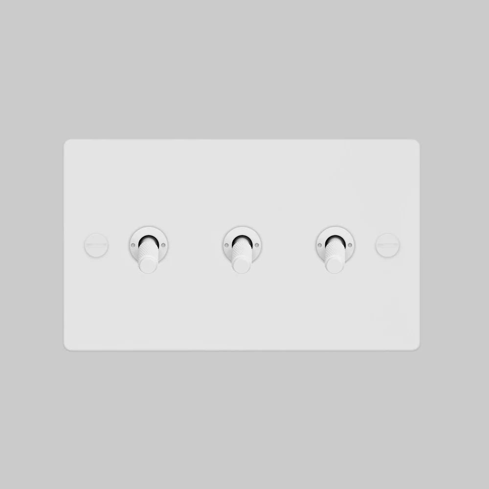 Buster + Punch 3G Toggle Switch 2-Way - Cross Knurl