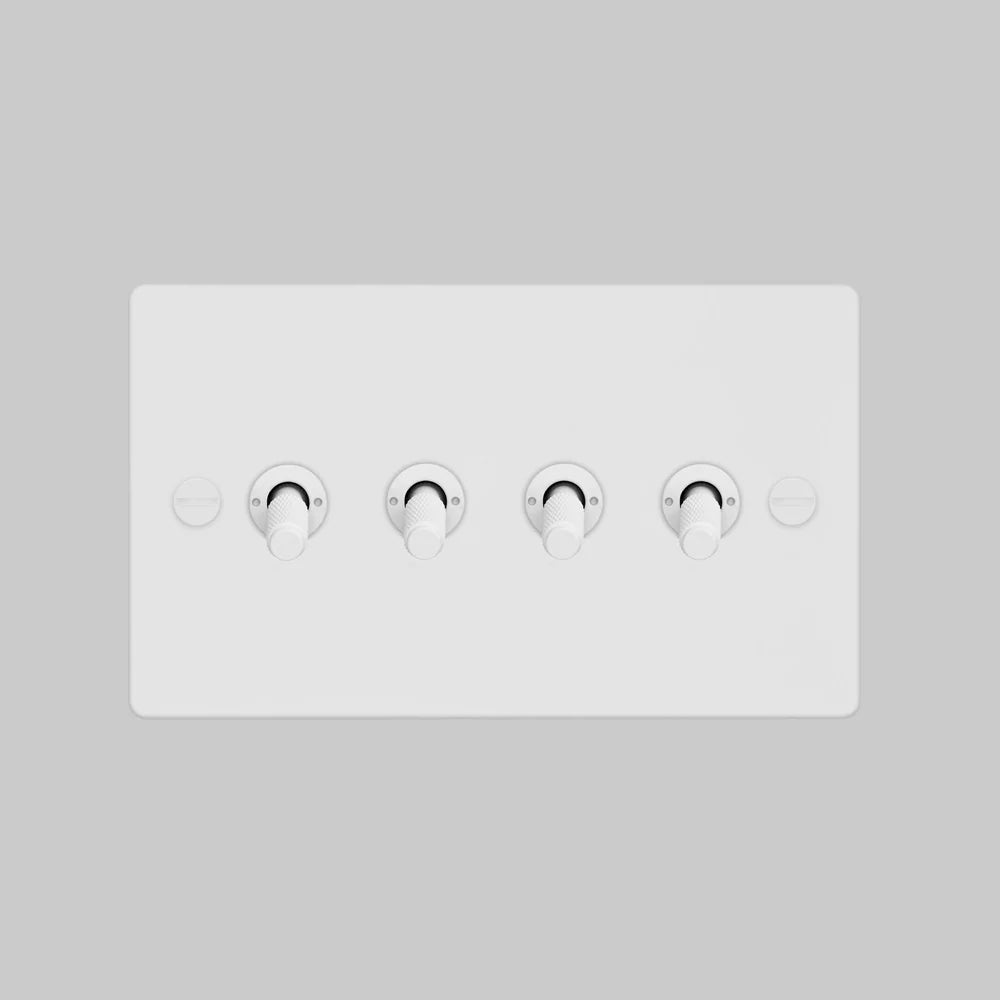 Buster + Punch 4G Toggle Switch 2-Way - Cross Knurl