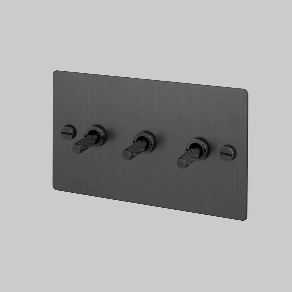 Buster + Punch 3G Toggle Switch 2-Way - Cross Knurl