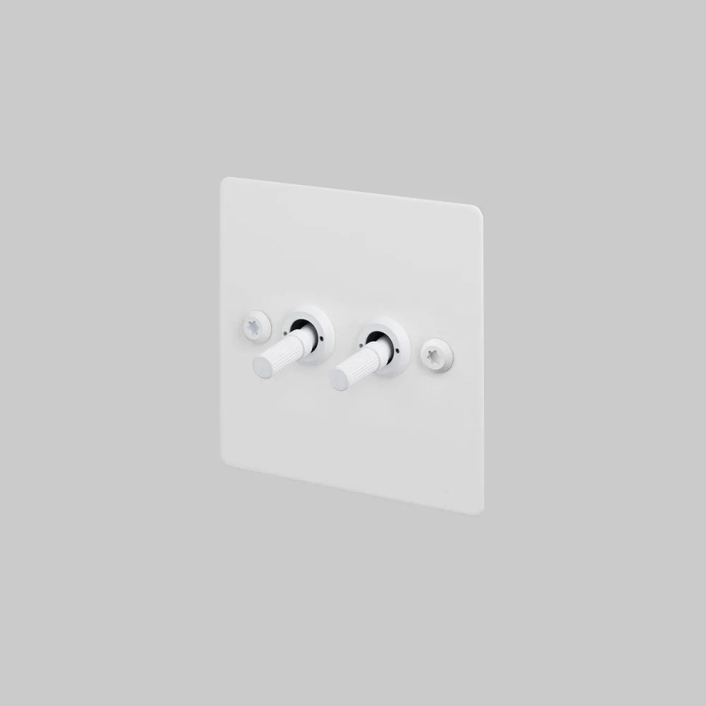Buster + Punch 2G Toggle Switch 2-Way - Linear Knurl