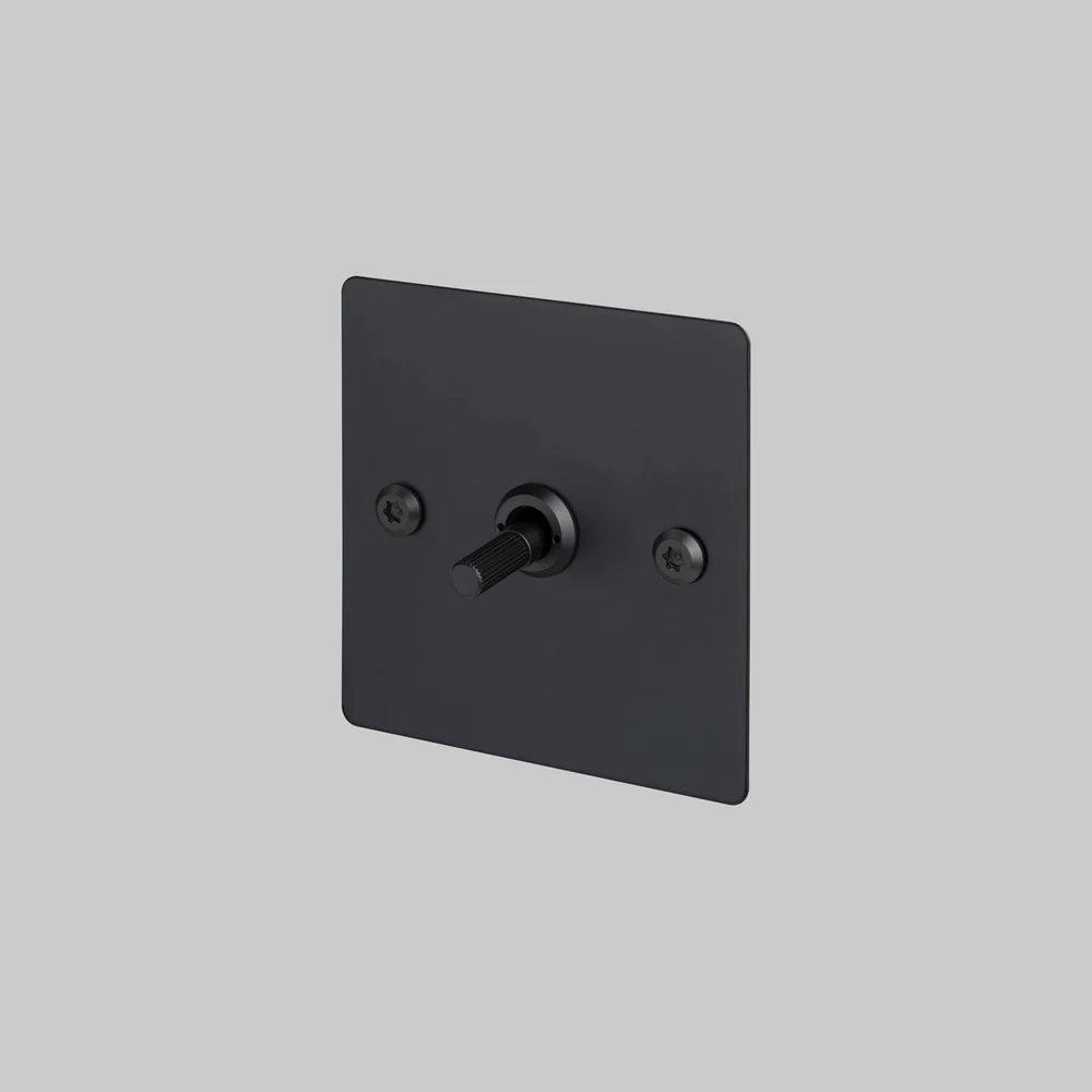 Buster + Punch 1G Intermediate Toggle Switch 3-Way - Linear Knurl