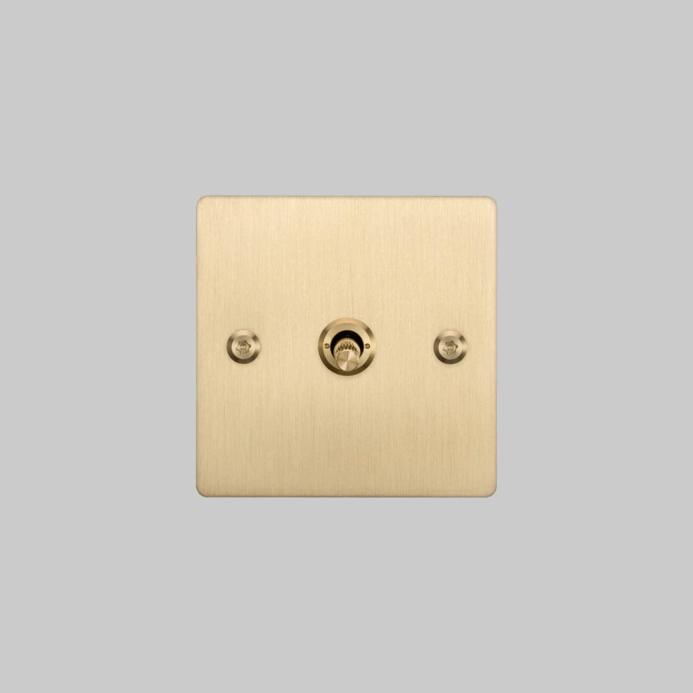 Buster + Punch 1G Intermediate Toggle Switch 3-Way - Linear Knurl