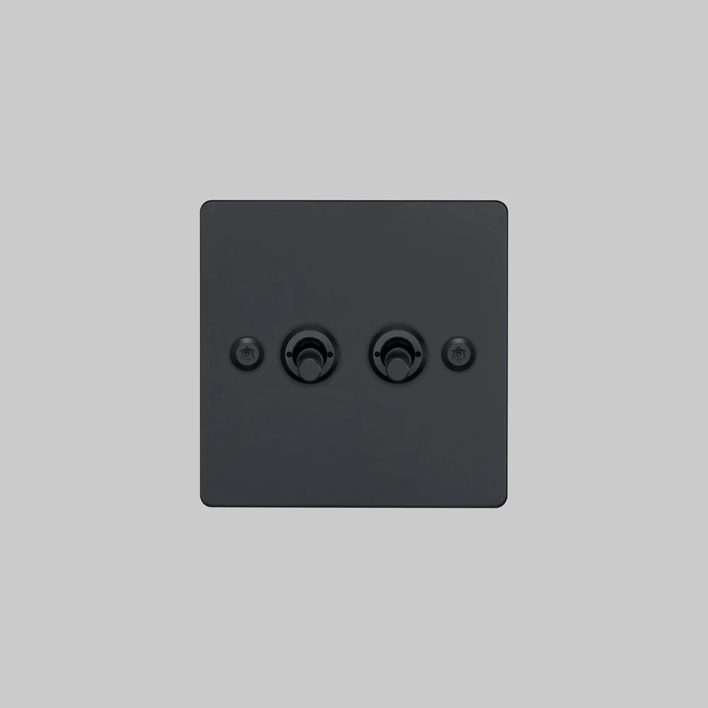 Buster + Punch 2G Toggle Switch 2-Way - Linear Knurl