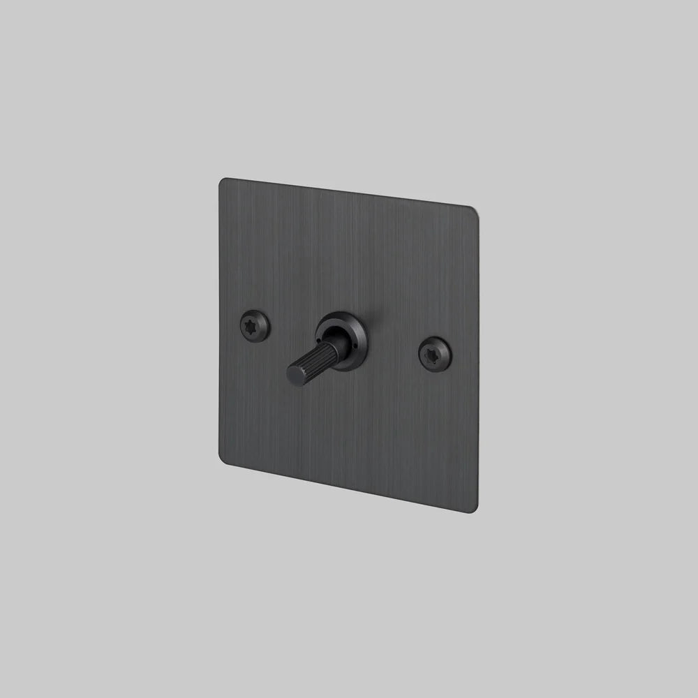Buster + Punch 1G Toggle Switch 2-Way - Linear Knurl