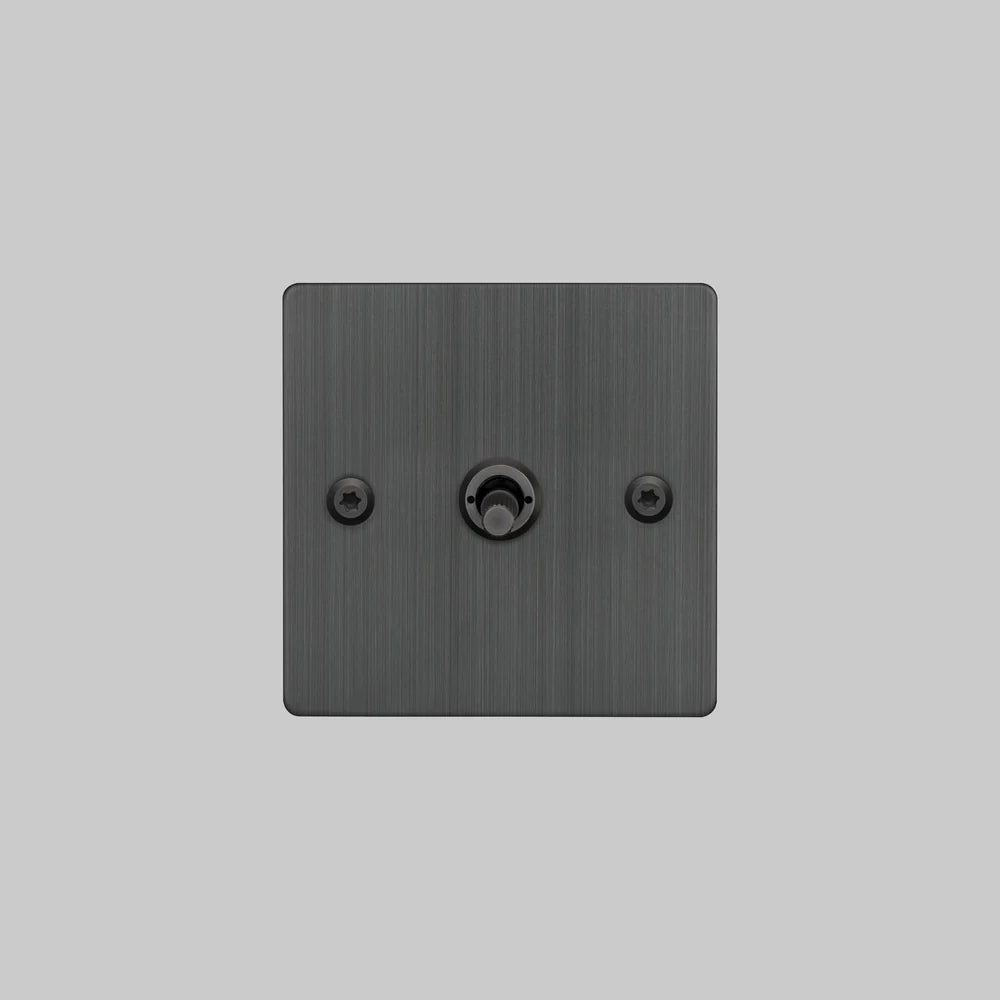 Buster + Punch 1G Toggle Switch 2-Way - Linear Knurl