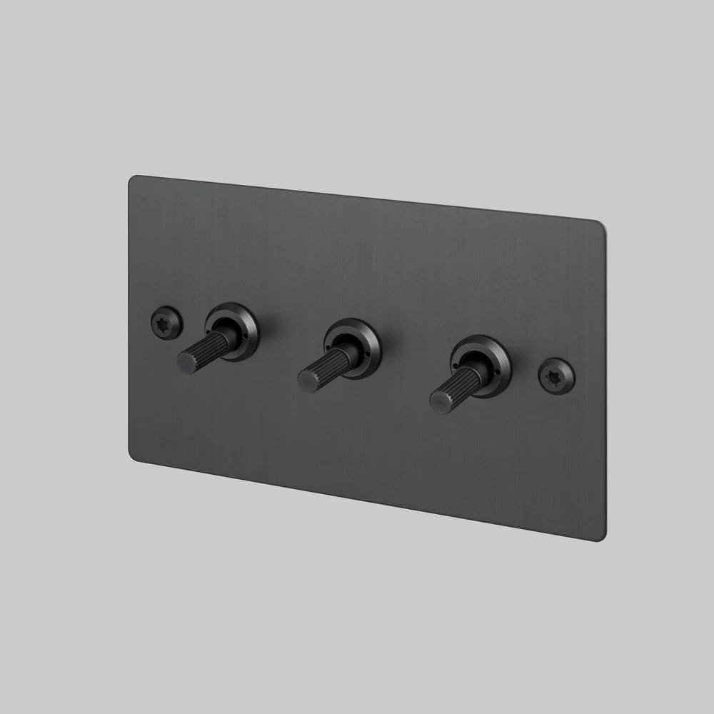 Buster + Punch 3G Toggle Switch 2-Way - Linear Knurl