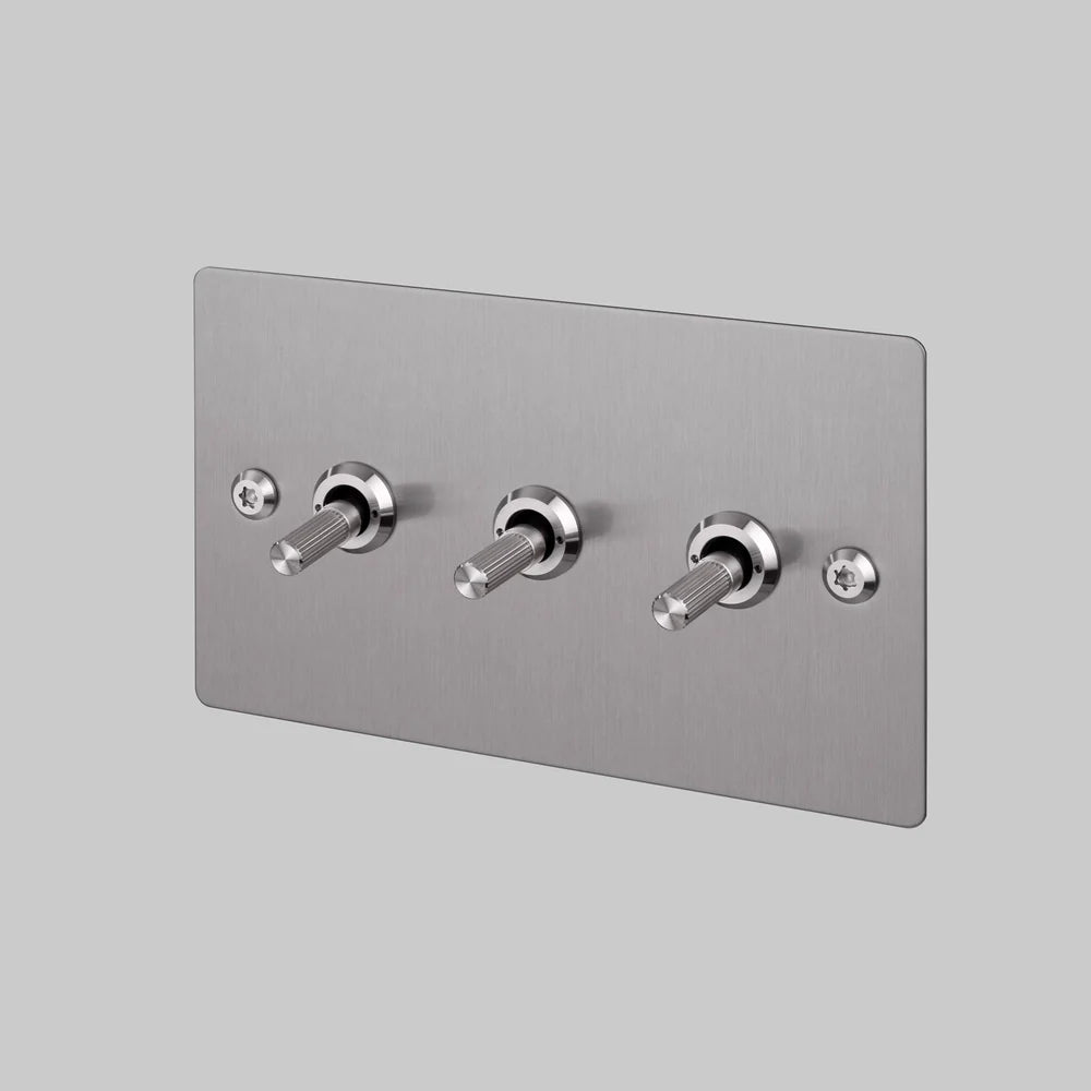 Buster + Punch 3G Toggle Switch 2-Way - Linear Knurl