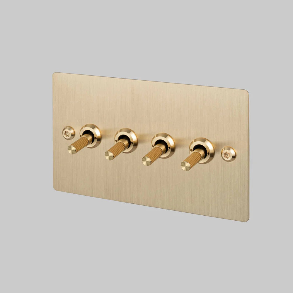 Buster + Punch 4G Toggle Switch 2-Way - Linear Knurl
