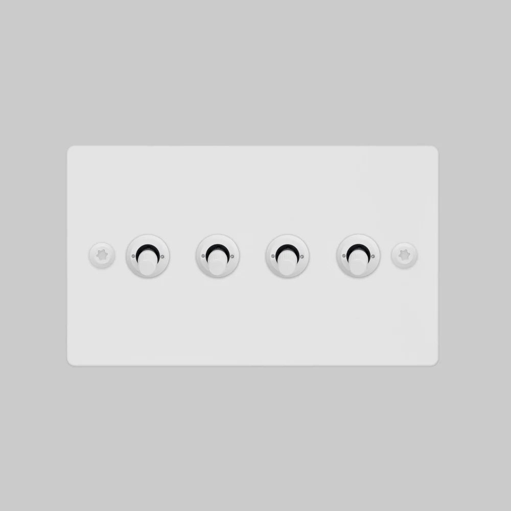 Buster + Punch 4G Toggle Switch 2-Way - Linear Knurl