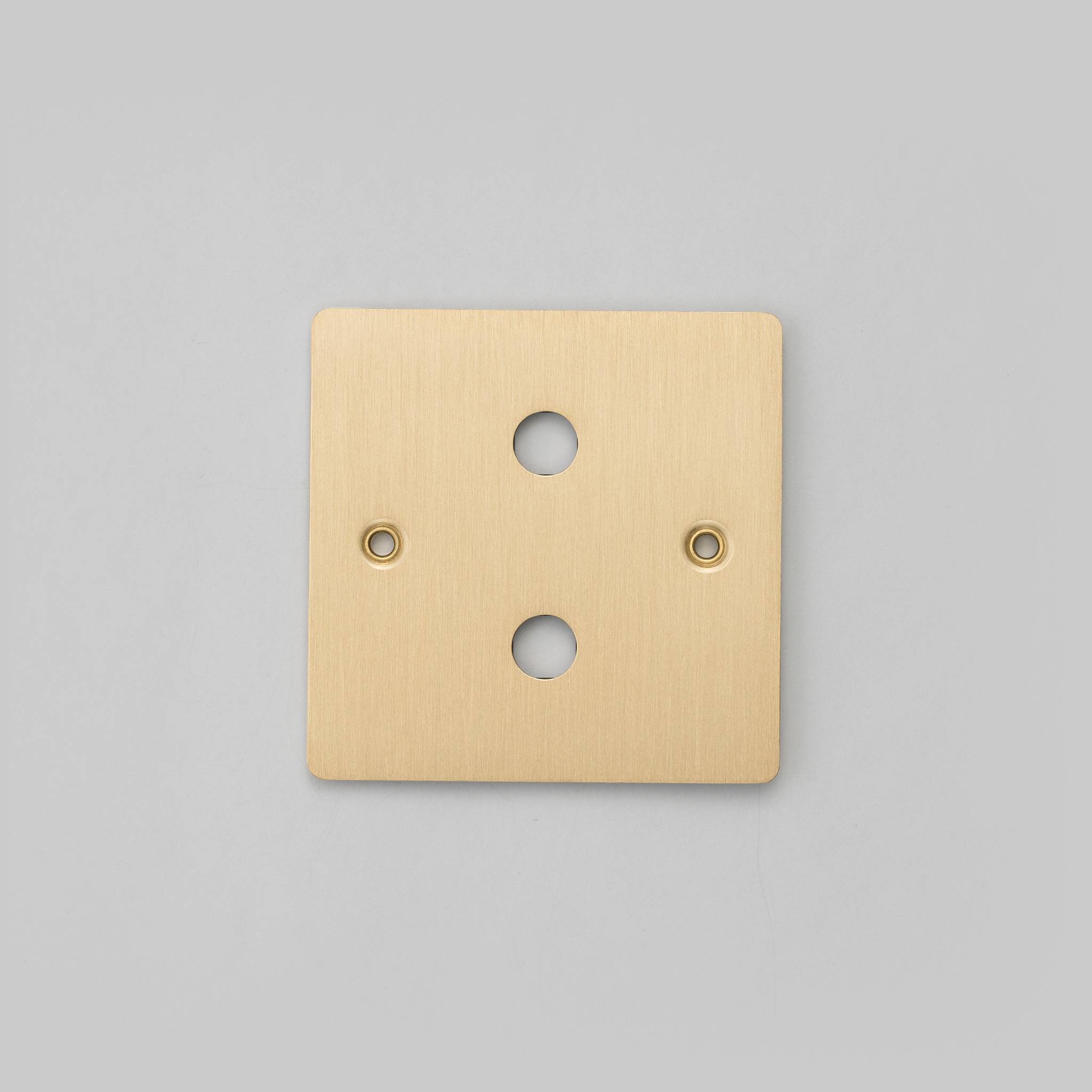 Buster + Punch 1G Wall Plate for 2 Dimmers