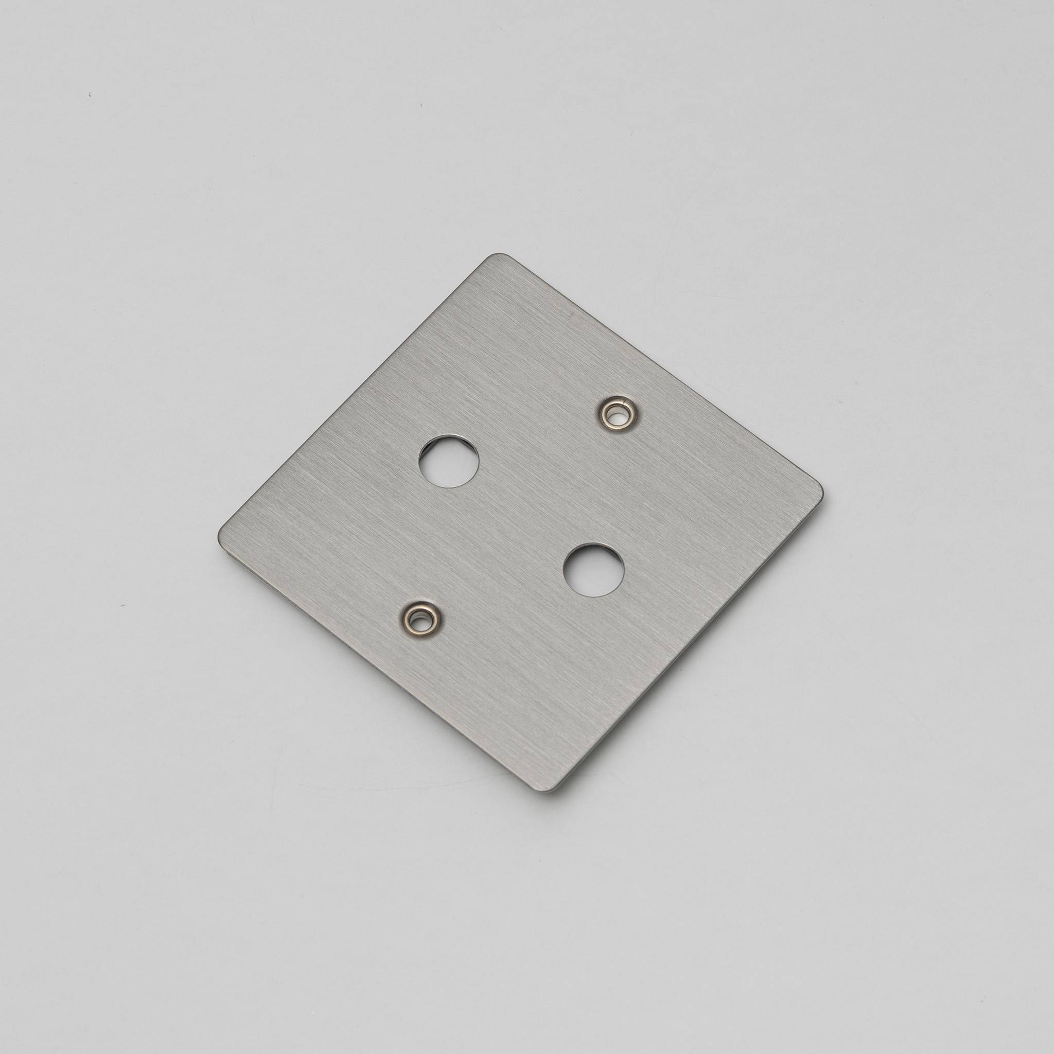 Buster + Punch 1G Wall Plate for 2 Dimmers