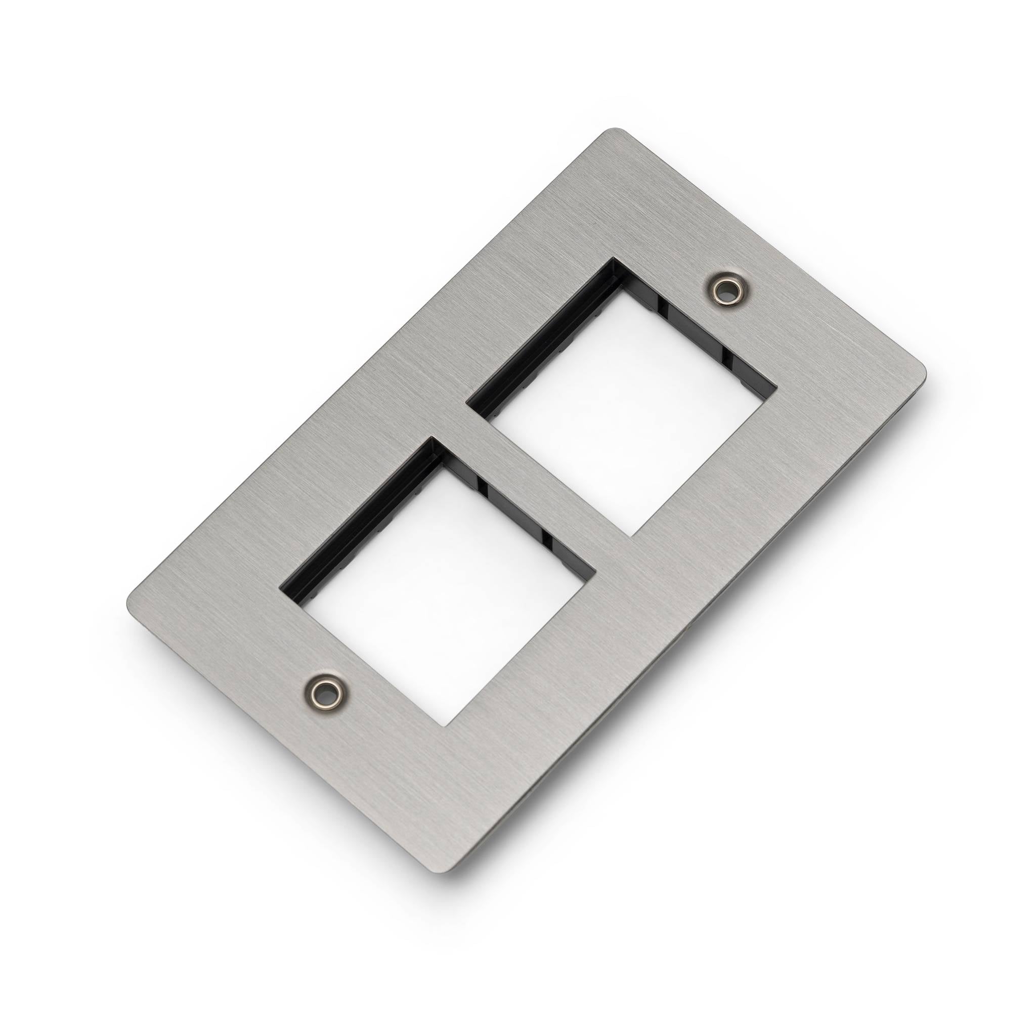 Buster + Punch 2G Wall Plate for 2 x 45mm Modules