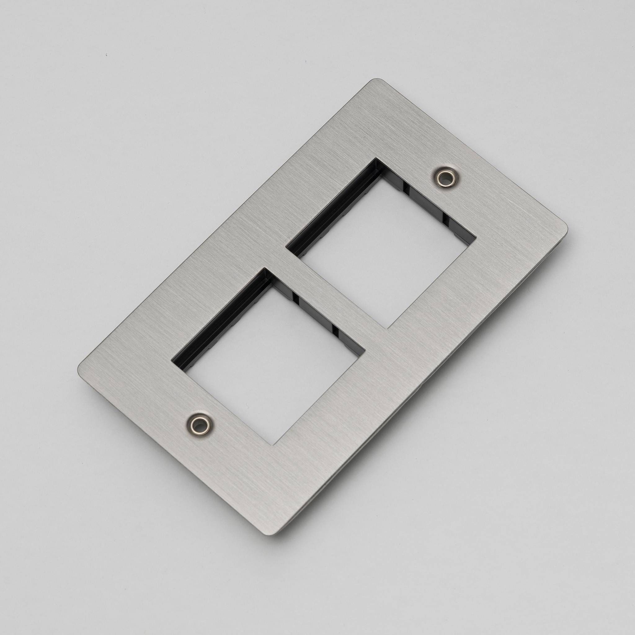 Buster + Punch 2G Wall Plate for 2 x 45mm Modules