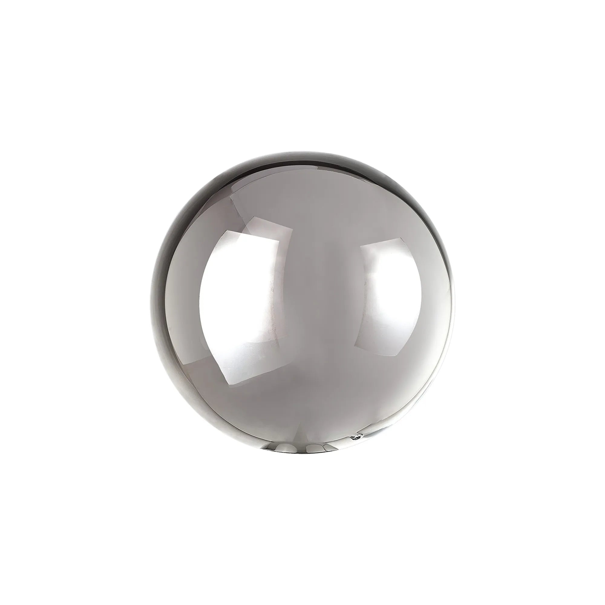 Bradley 12cm Round (B) Smoke Plated Glass Shade