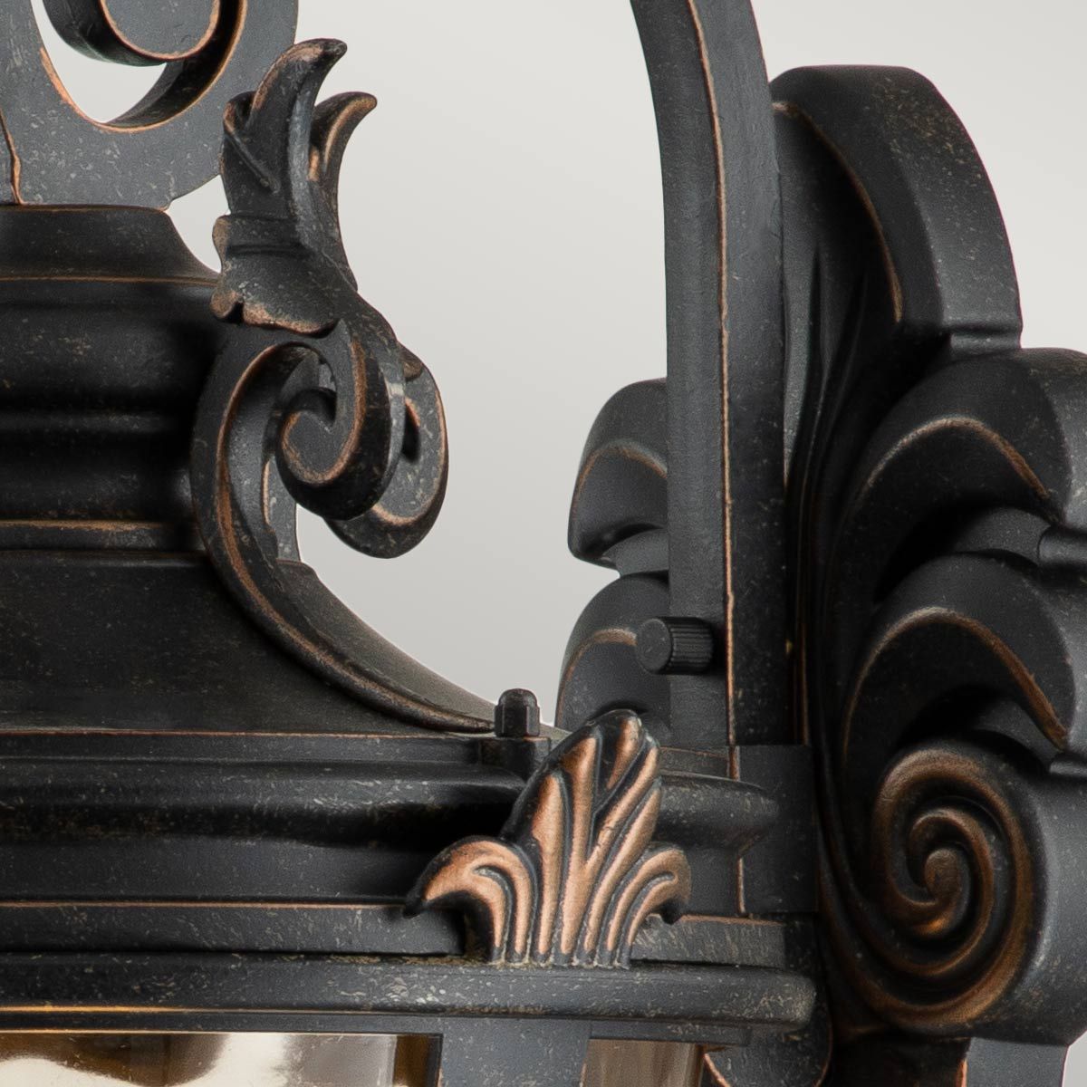 Elstead Baltimore Single Large Wall Lantern - Weathered Bronze