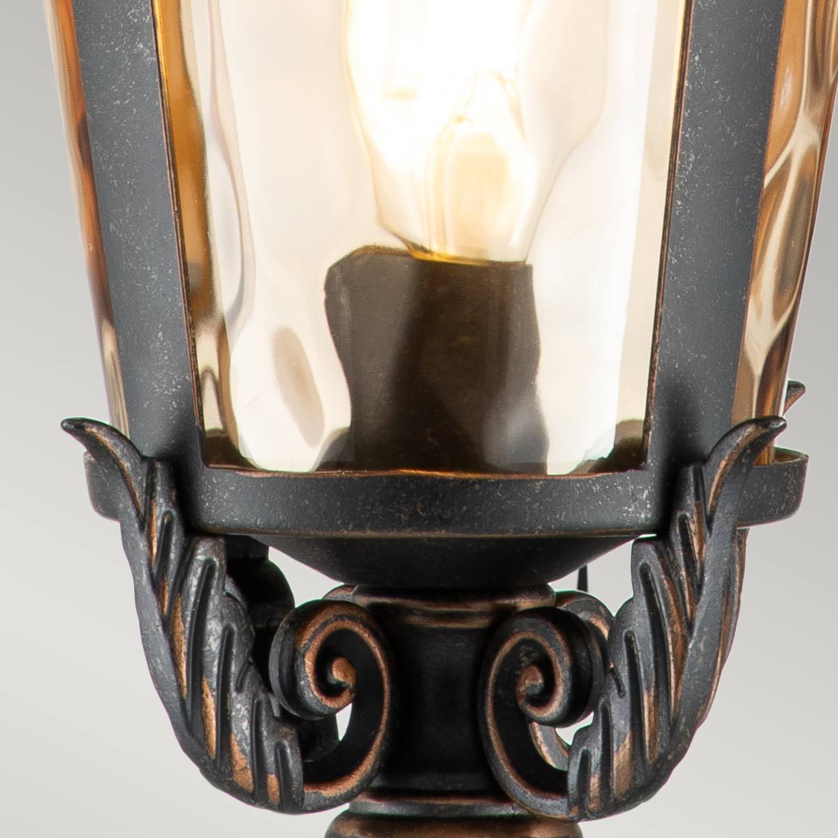 Elstead Baltimore Single Large Wall Lantern - Weathered Bronze