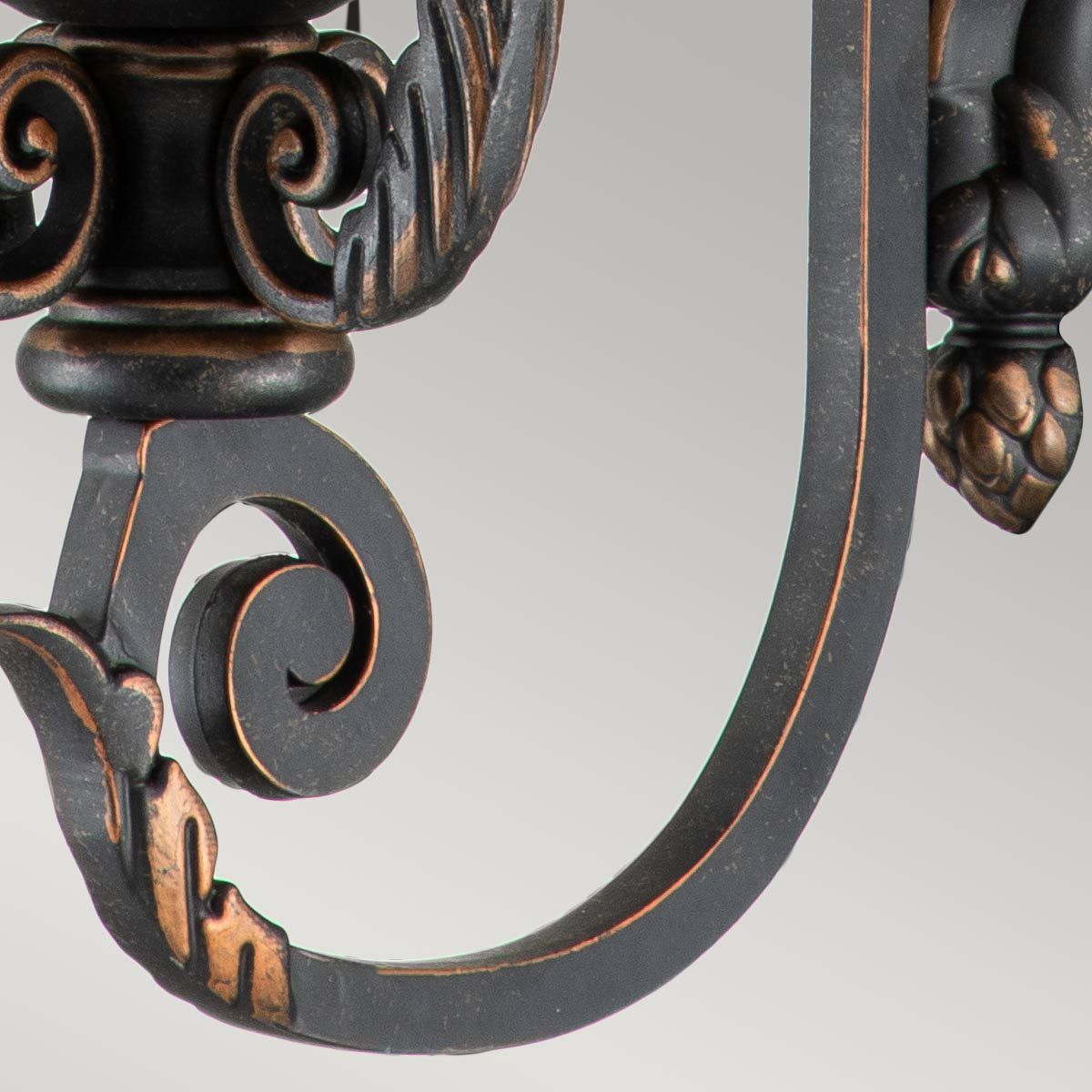 Elstead Baltimore Single Large Wall Lantern - Weathered Bronze