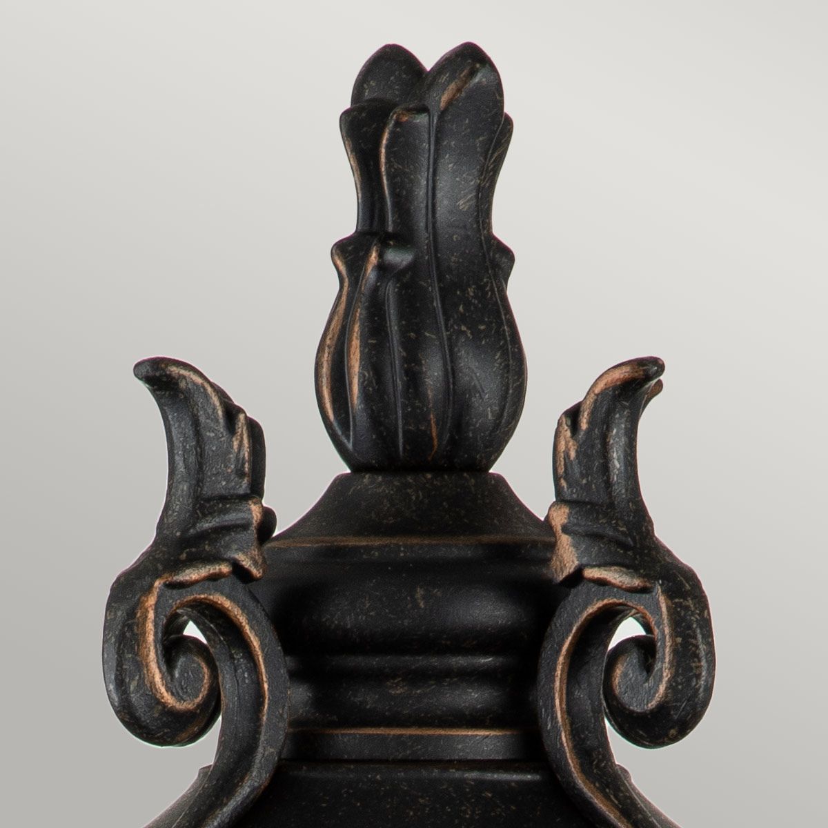 Elstead Baltimore Single Medium Pedestal Lantern - Weathered Bronze