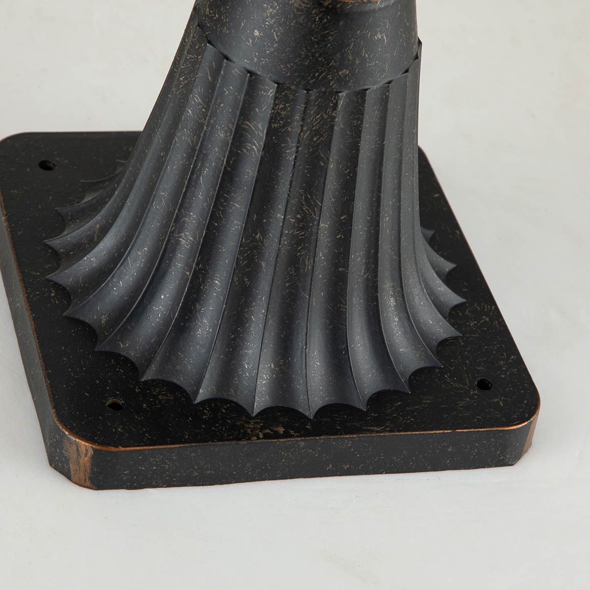 Elstead Baltimore Single Medium Pedestal Lantern - Weathered Bronze