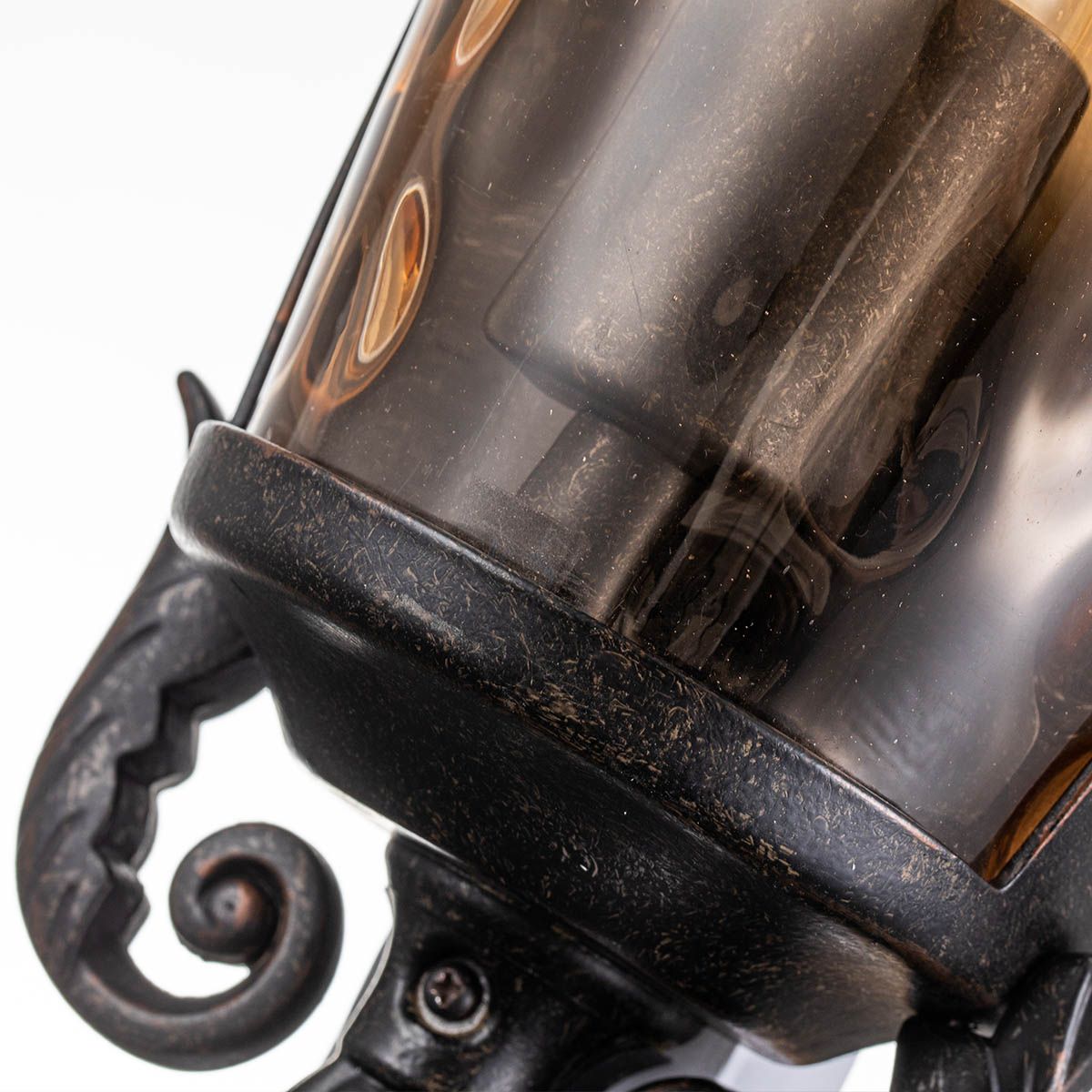 Elstead Baltimore Single Medium Half Lantern - Weathered Bronze