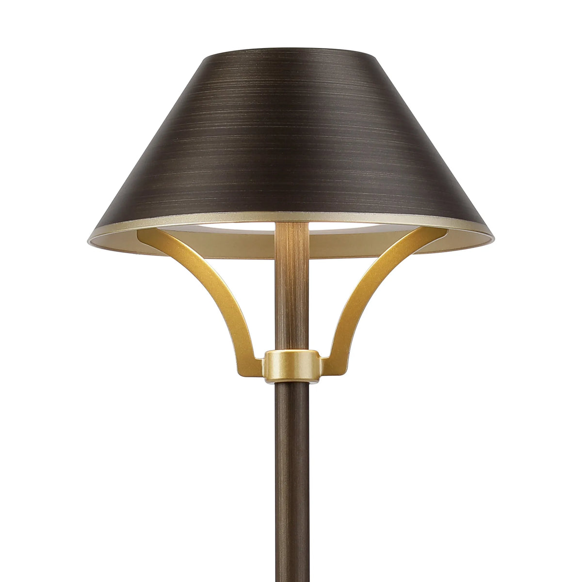 Fabula Buckingham Table Lamp Rechargeable Battery Operated 3-Step Dimming – 15 cm – Bronze & Gold
