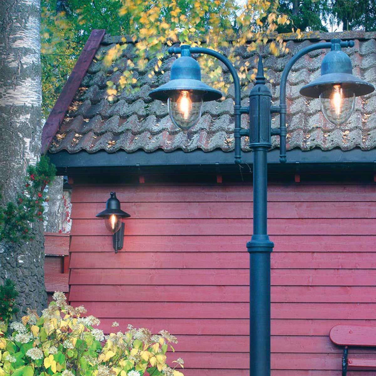 Norlys Como Single Wall Lantern - Black