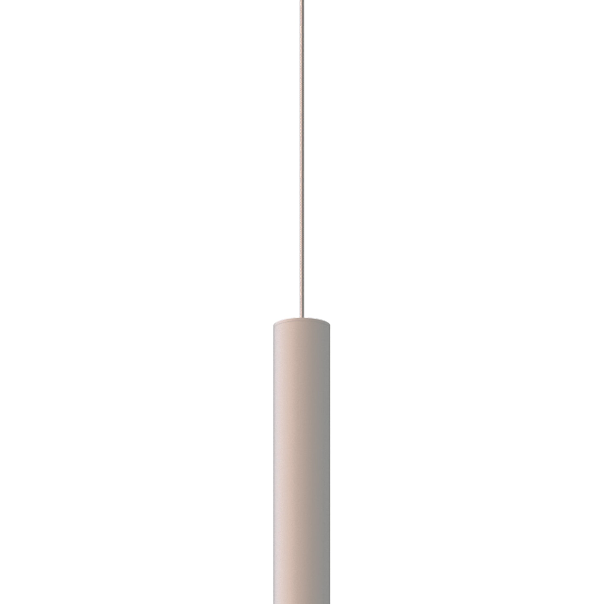 Mantra Cala 52cm Tube 1 Light Pendant 6W LED - Sand White