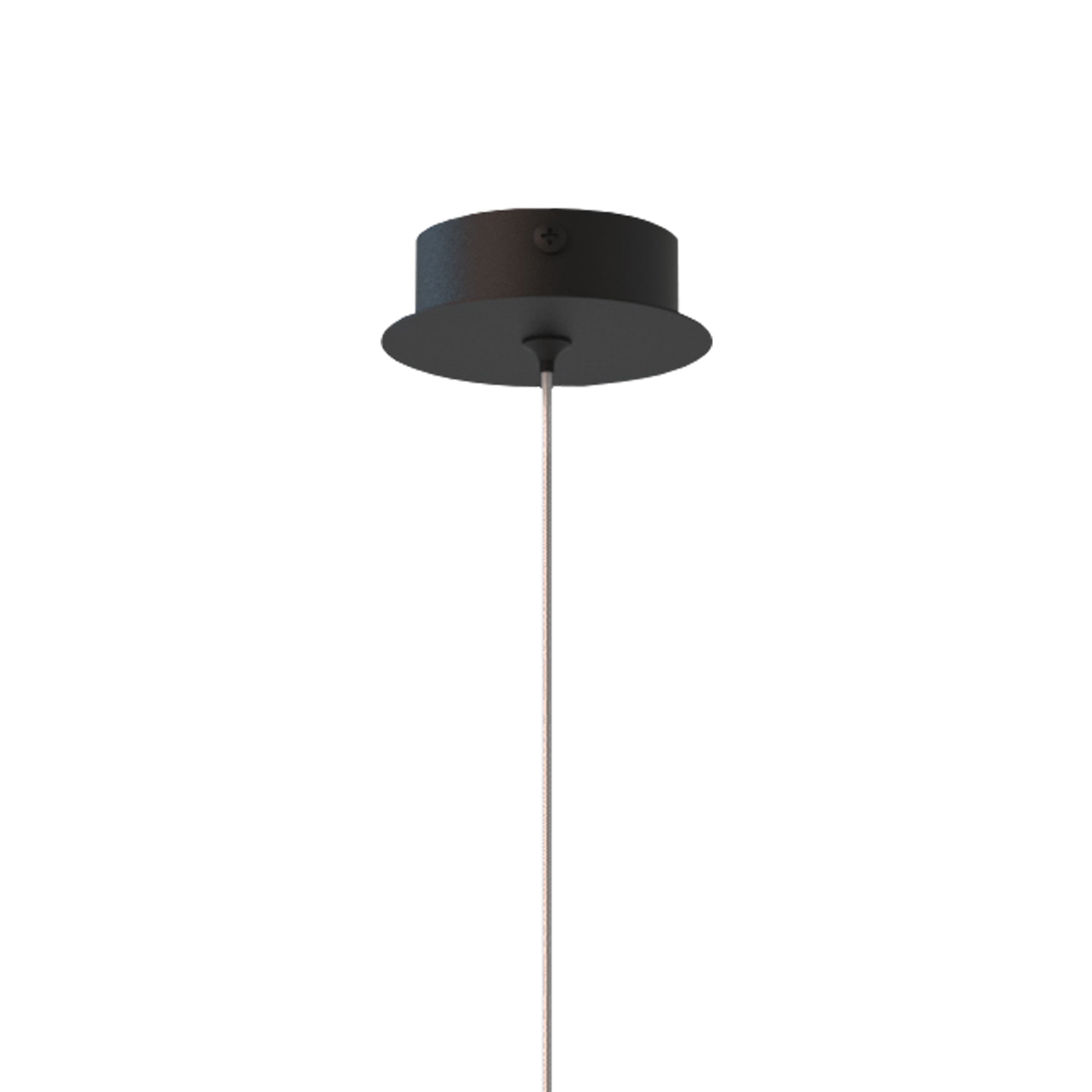 Mantra Cala 52cm Tube 1 Light Pendant 6W LED - Sand Black