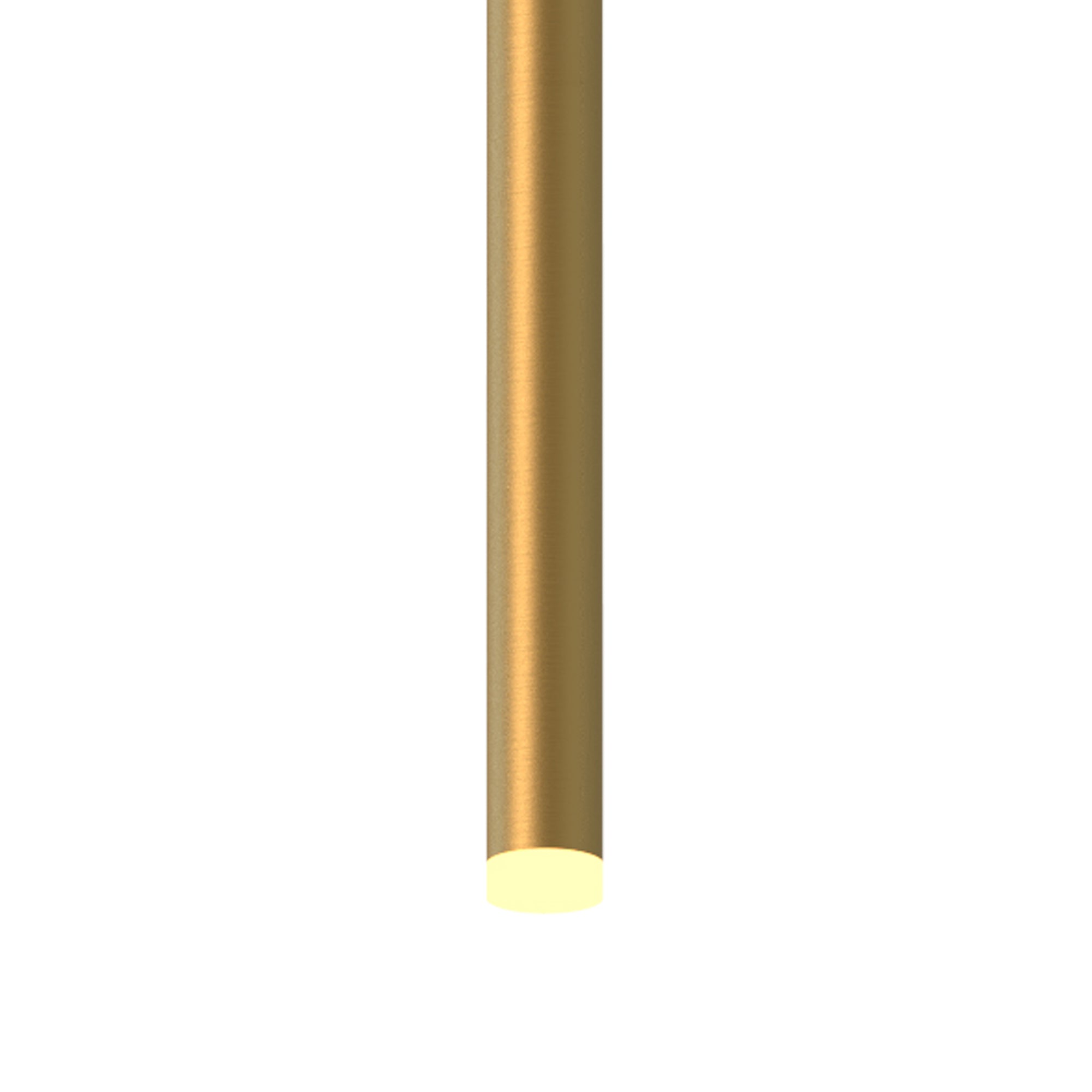 Mantra Cala 52cm Tube 1 Light Pendant 6W LED - Gold