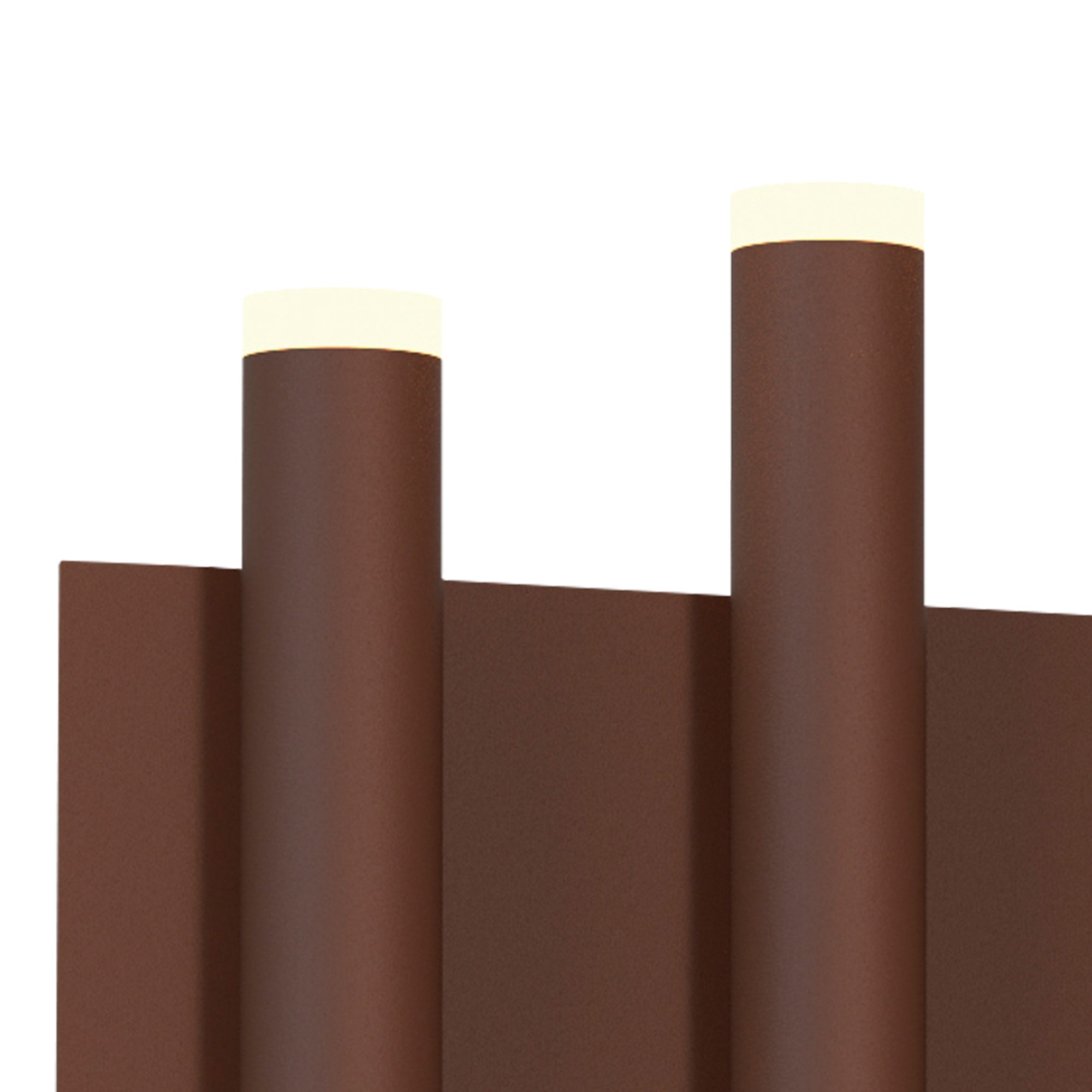 Mantra Cala 3+3 Light Wall Light 36W LED - Rust Brown
