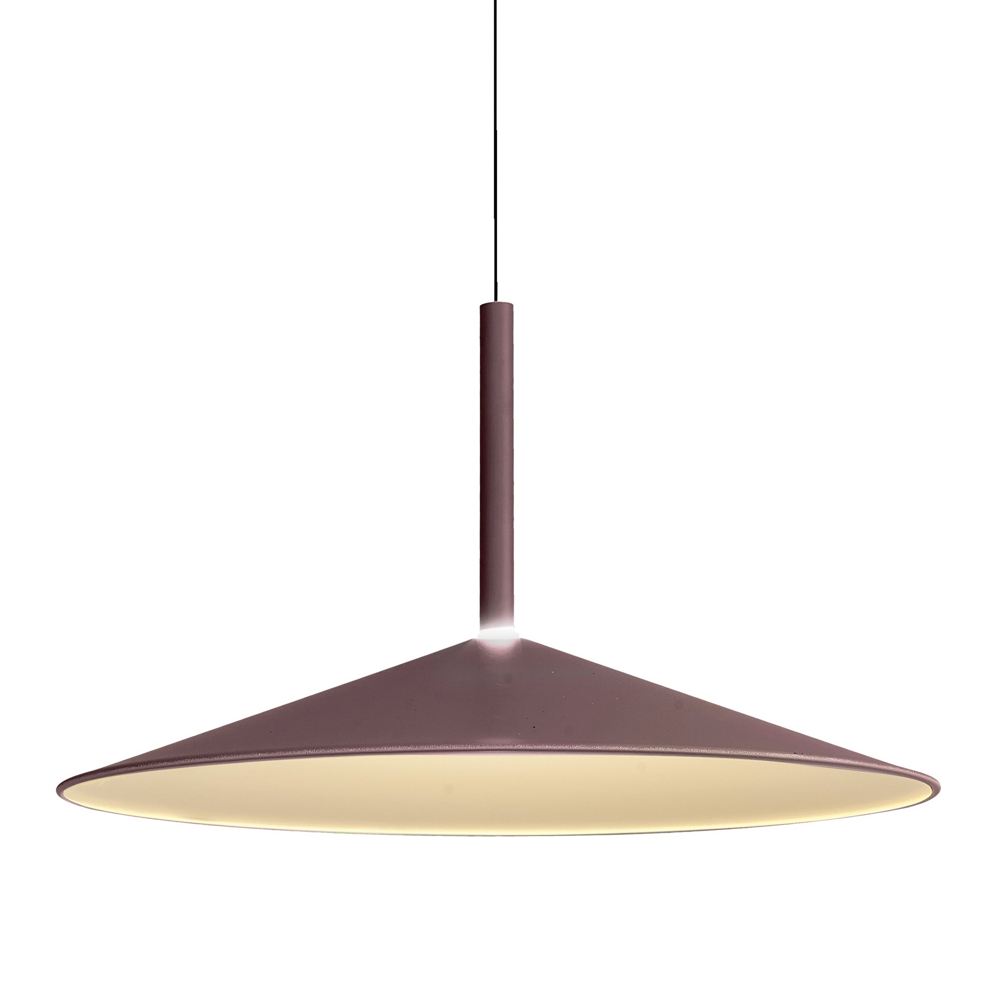 Mantra Calice 48cm Rise And Fall Pendant 16W LED - Coffee & White