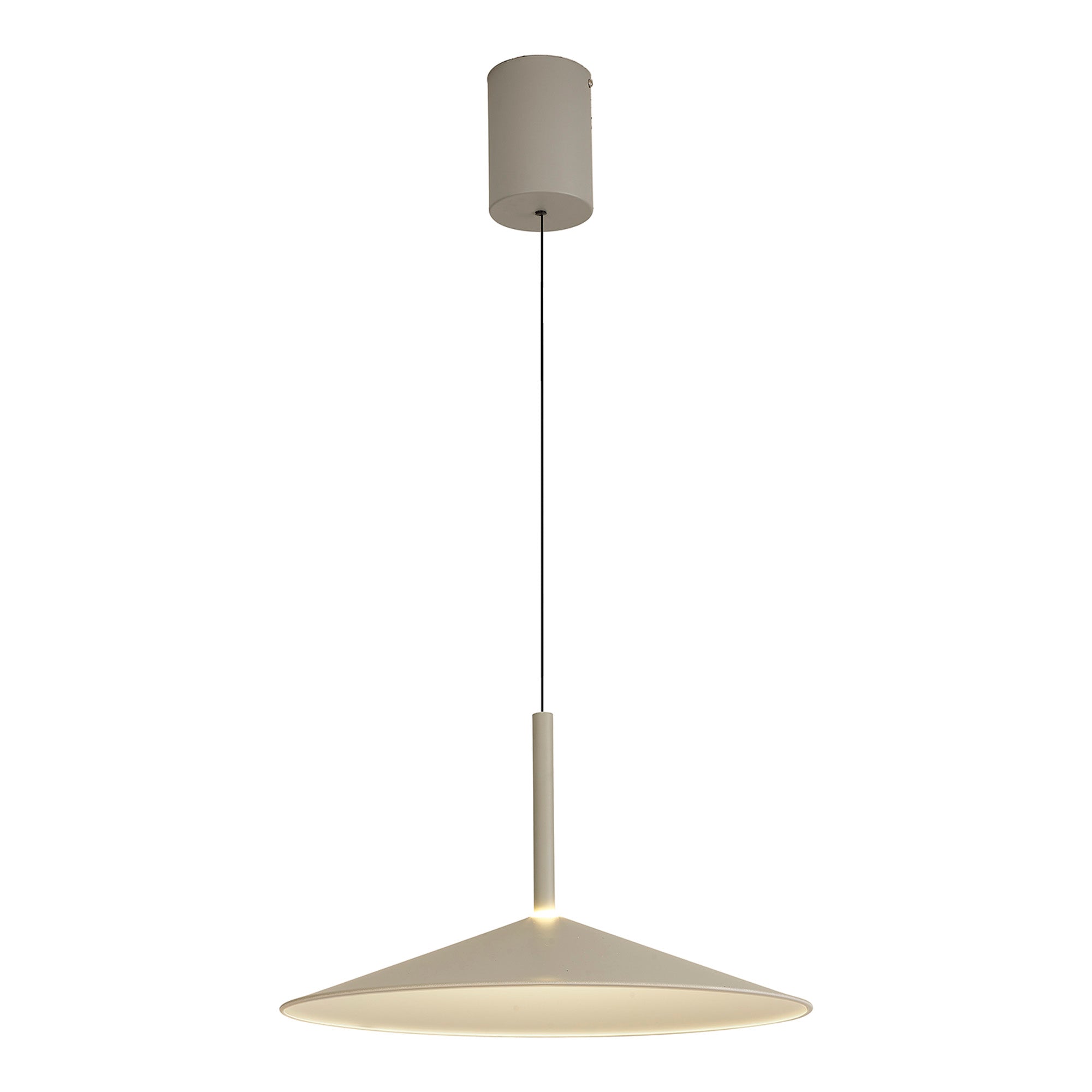 Mantra Calice 48cm Rise And Fall Pendant 16W LED - Grey & White