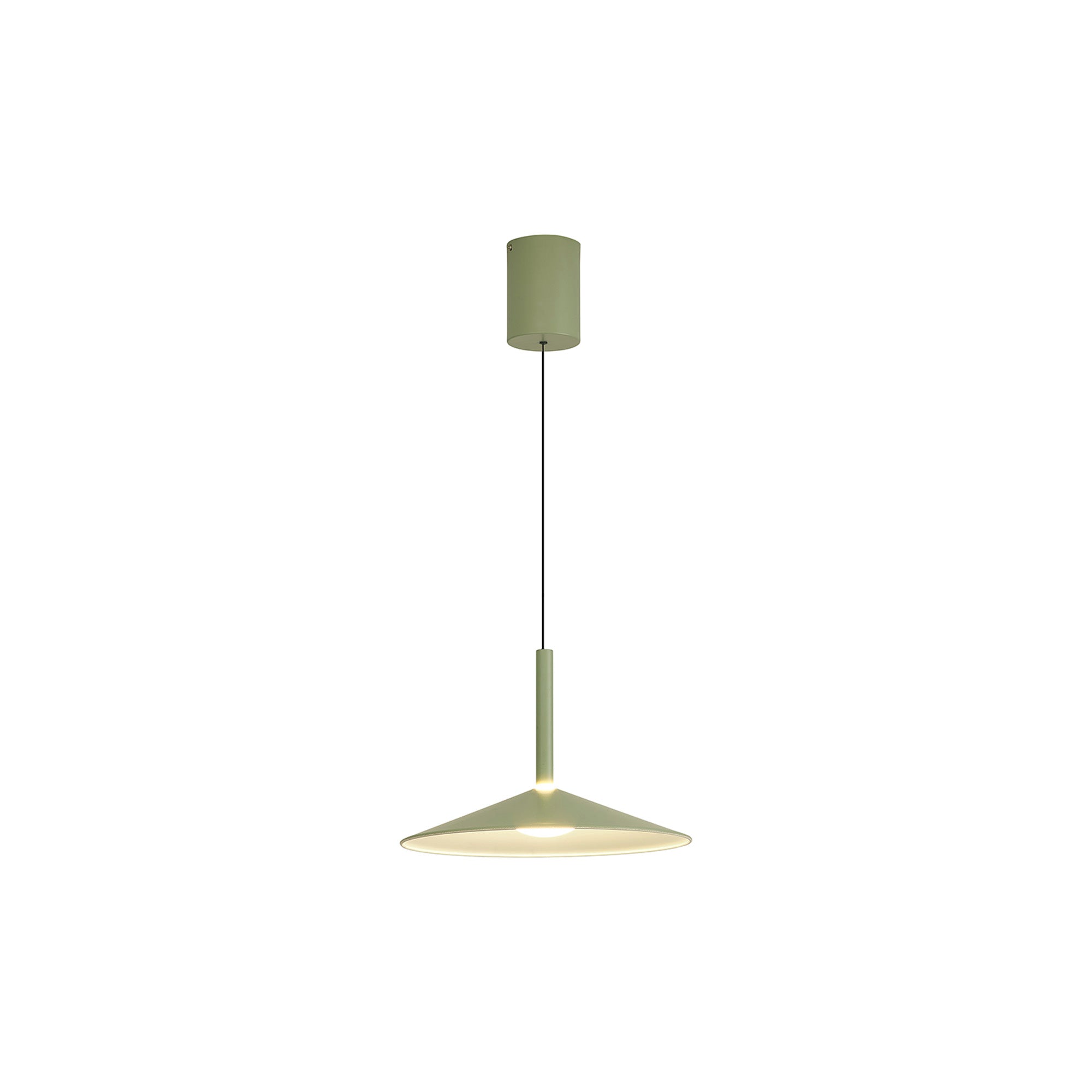 Mantra Calice 32cm Rise And Fall Pendant 9W LED - Green & White