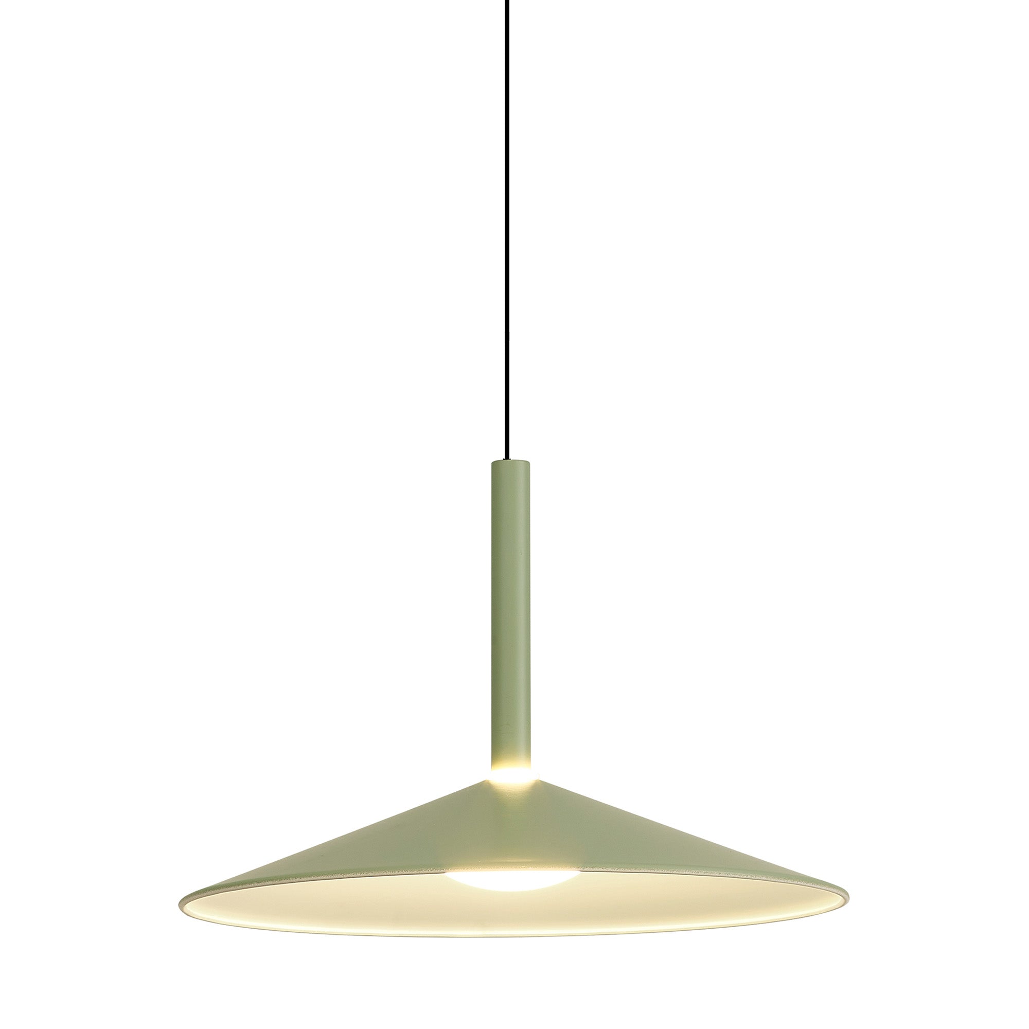 Mantra Calice 32cm Rise And Fall Pendant 9W LED - Green & White