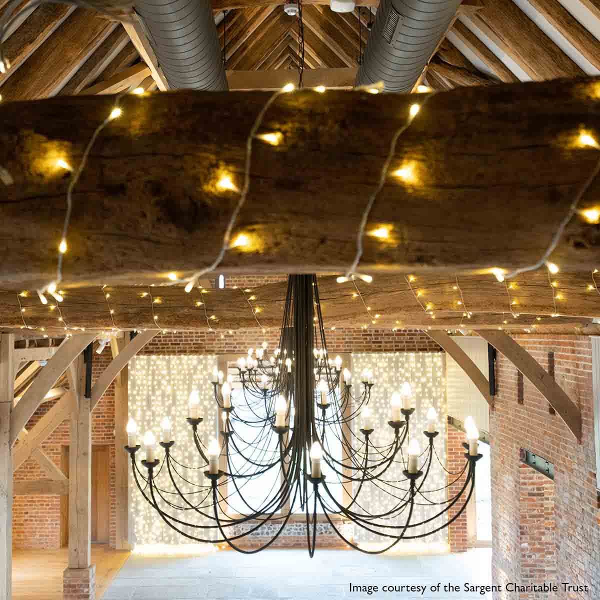 Elstead Carisbrooke 18 Light Chandelier - Black