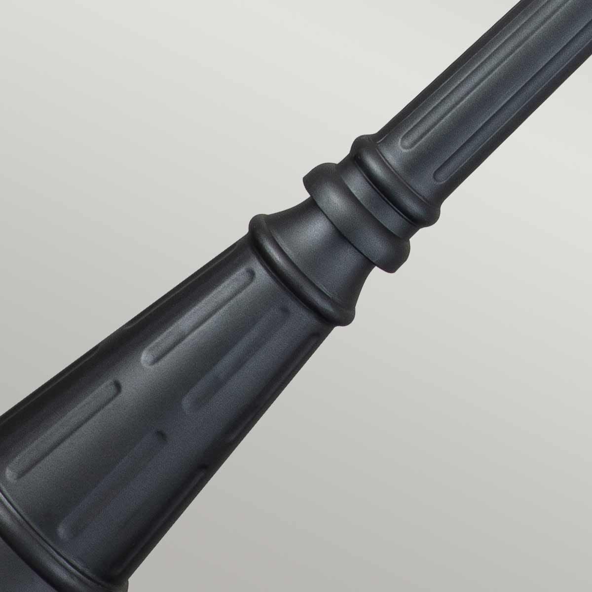 Elstead Chicago Single Single Head Lamp Post - Textured Black