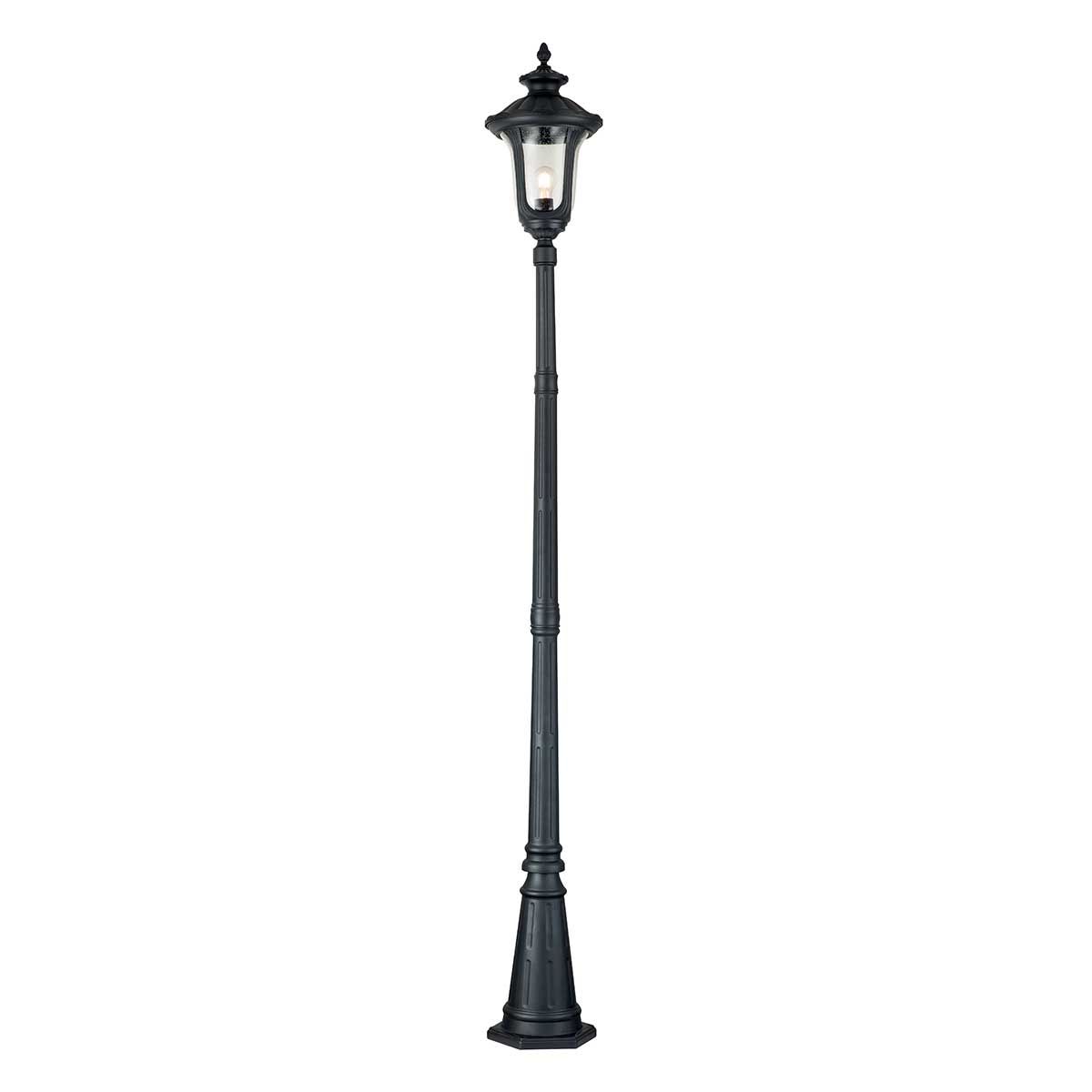 Elstead Chicago Single Single Head Lamp Post - Textured Black