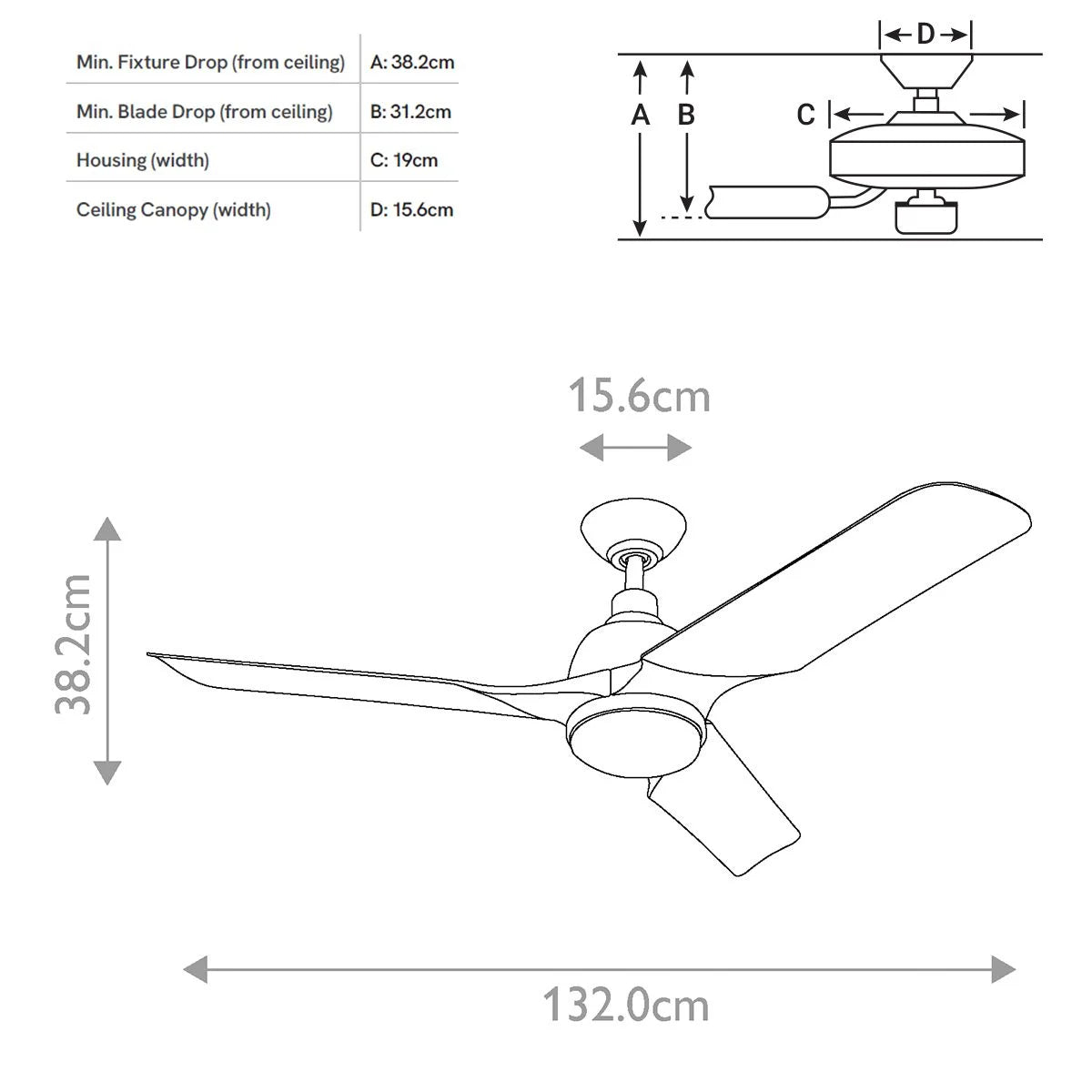 Kichler Aviateur 52" Fan - Matte Black
