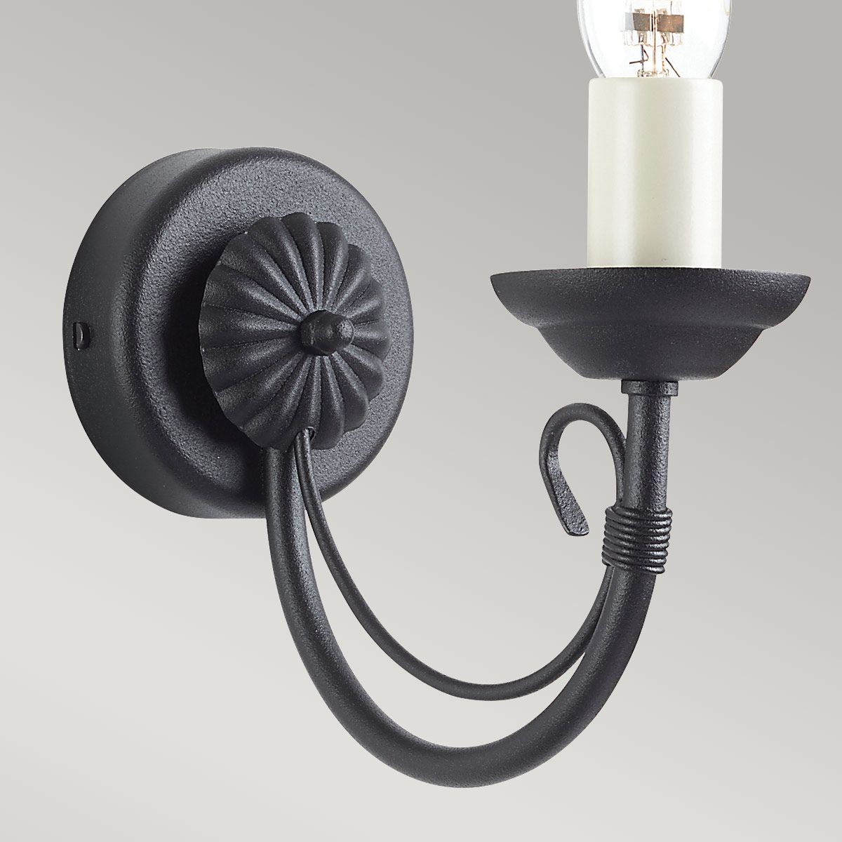 Elstead Chartwell Single Wall Light - Black